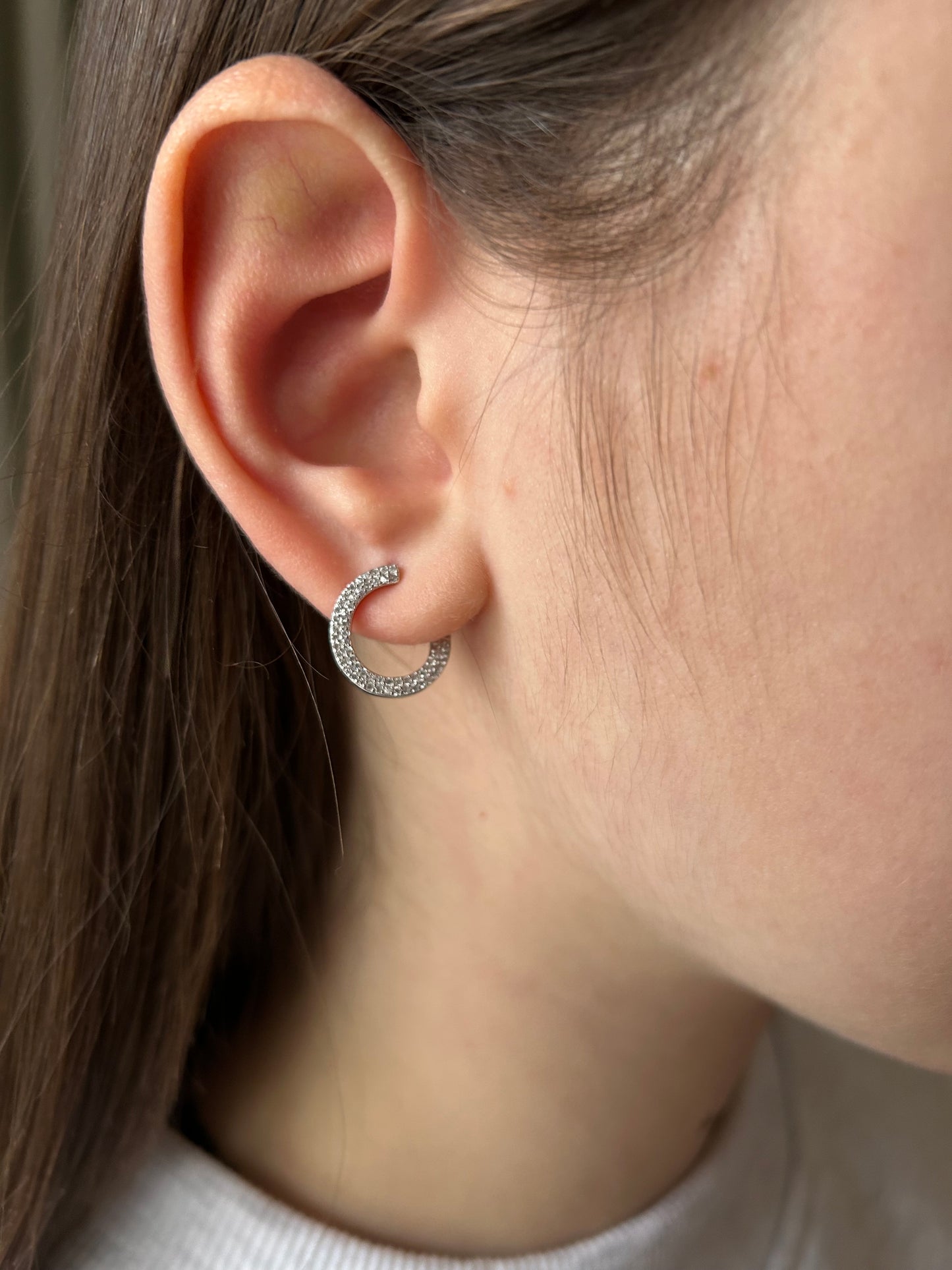 Orecchini Marea silver