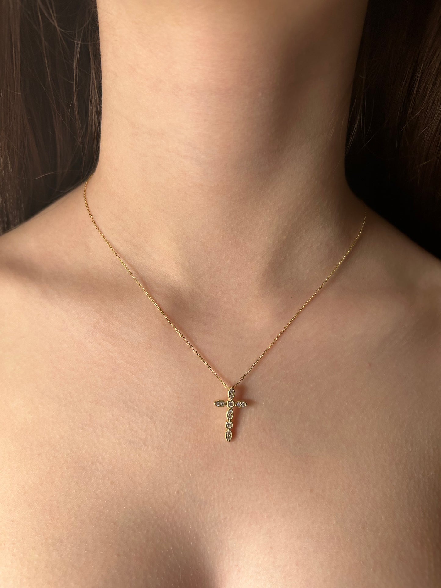 Collana croce Gold