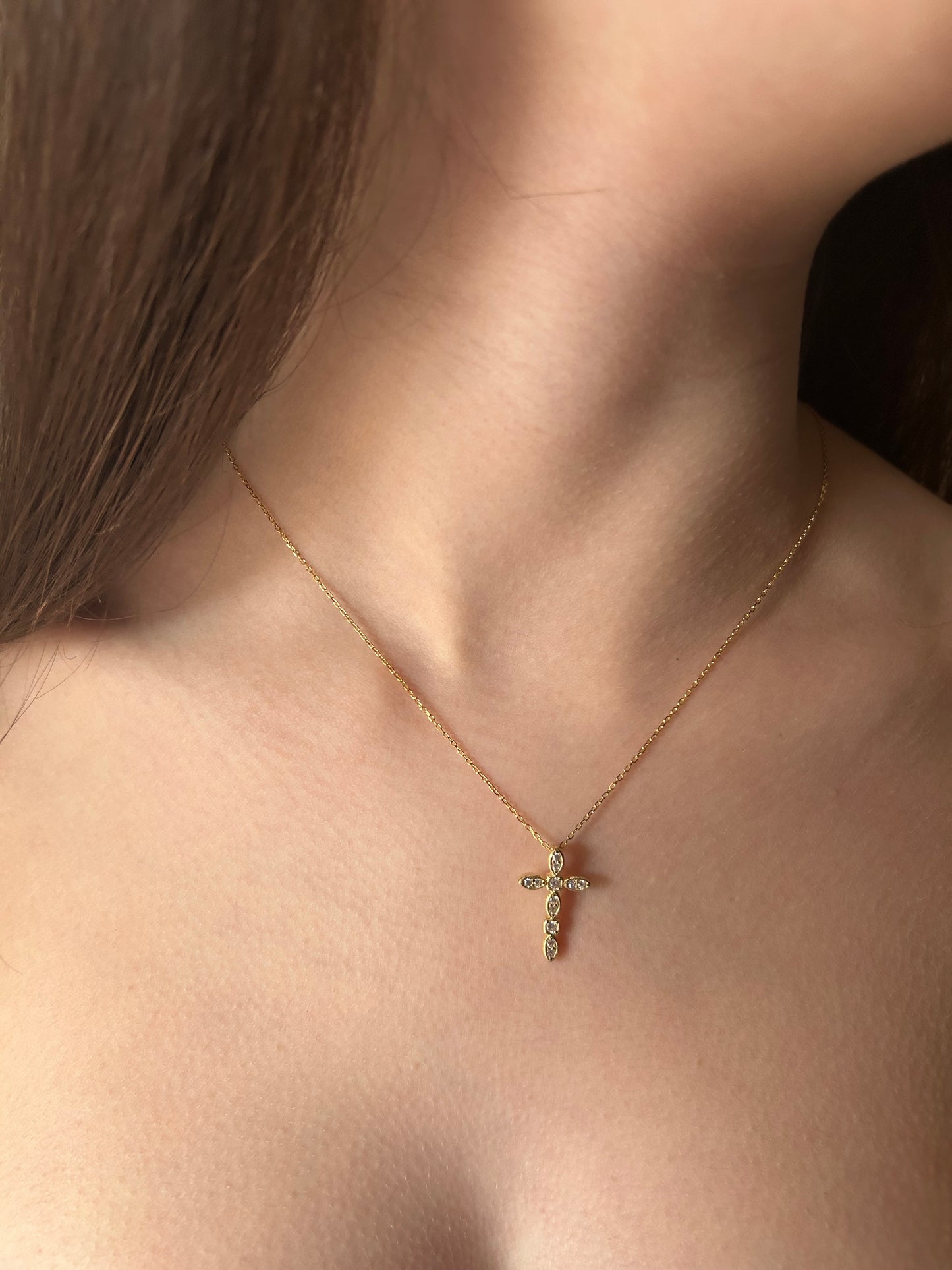 Collana croce Gold