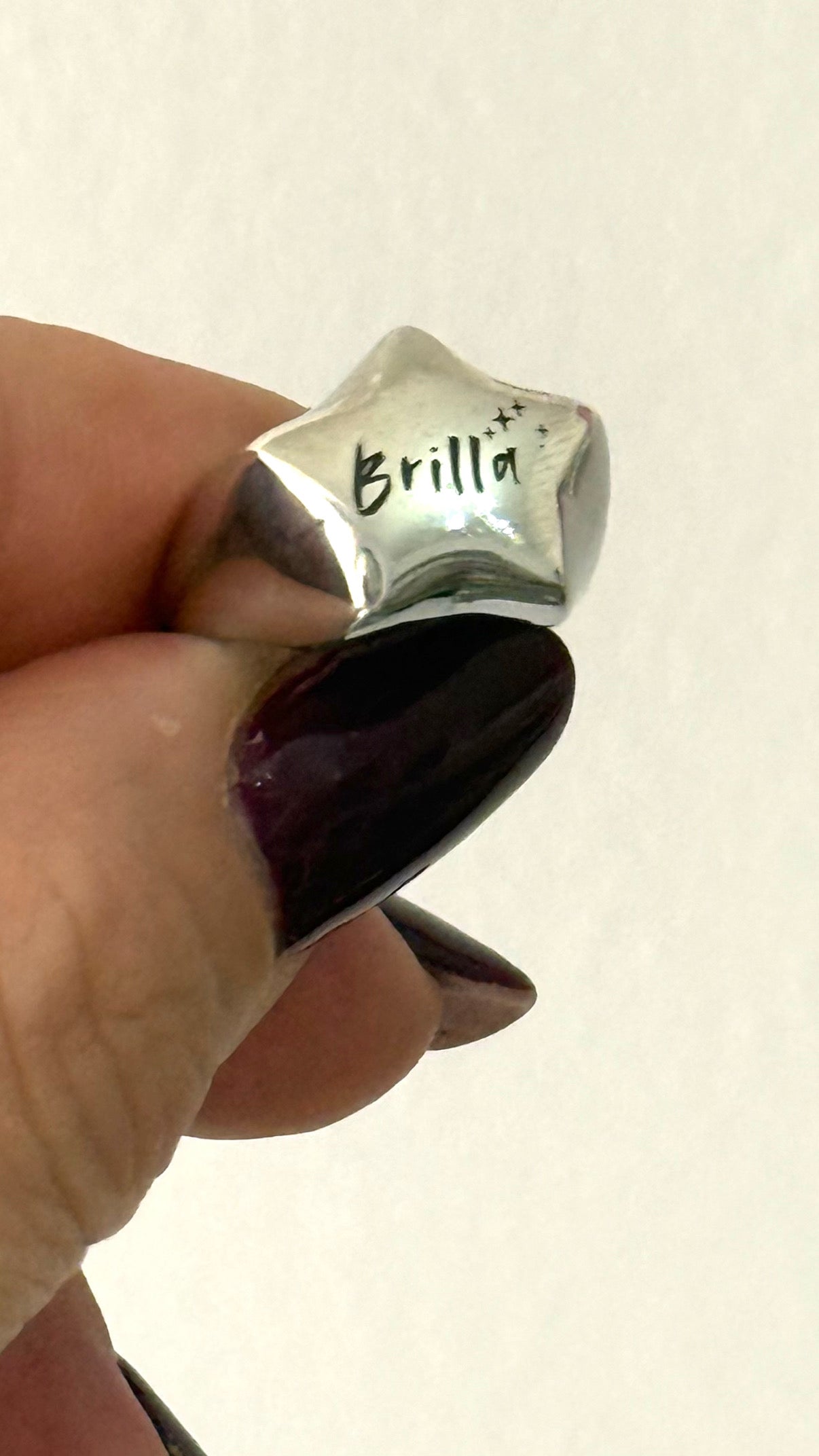 Anello chevalier stella - Argento 925 regolabile personalizzabile