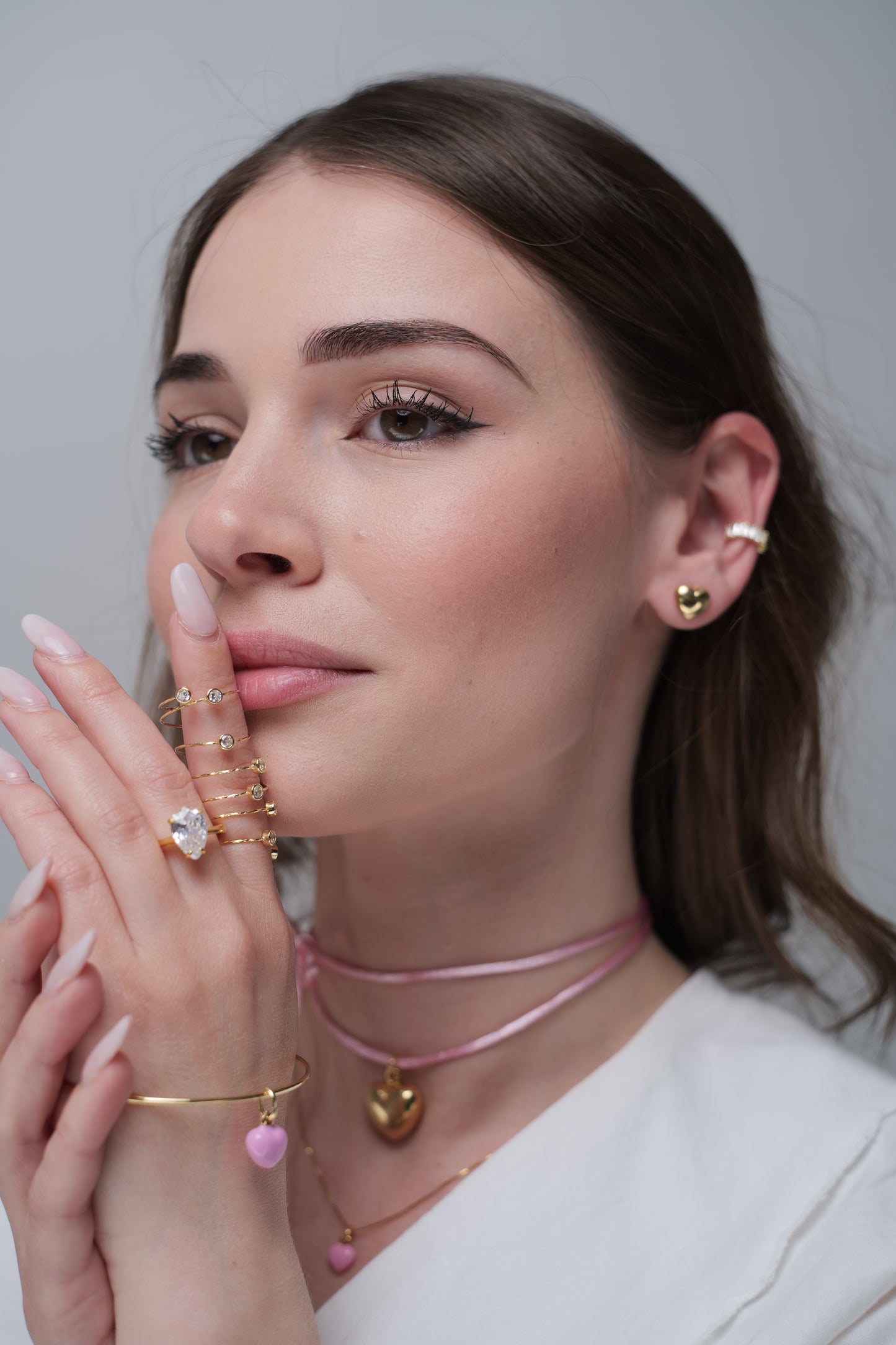 Chocker cuore laccio