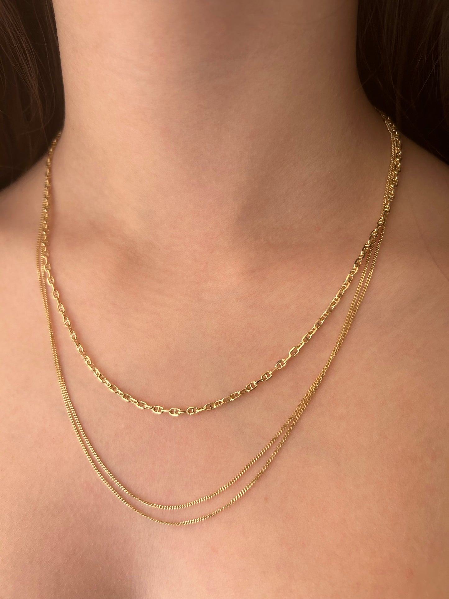 Collana degradè multi filo