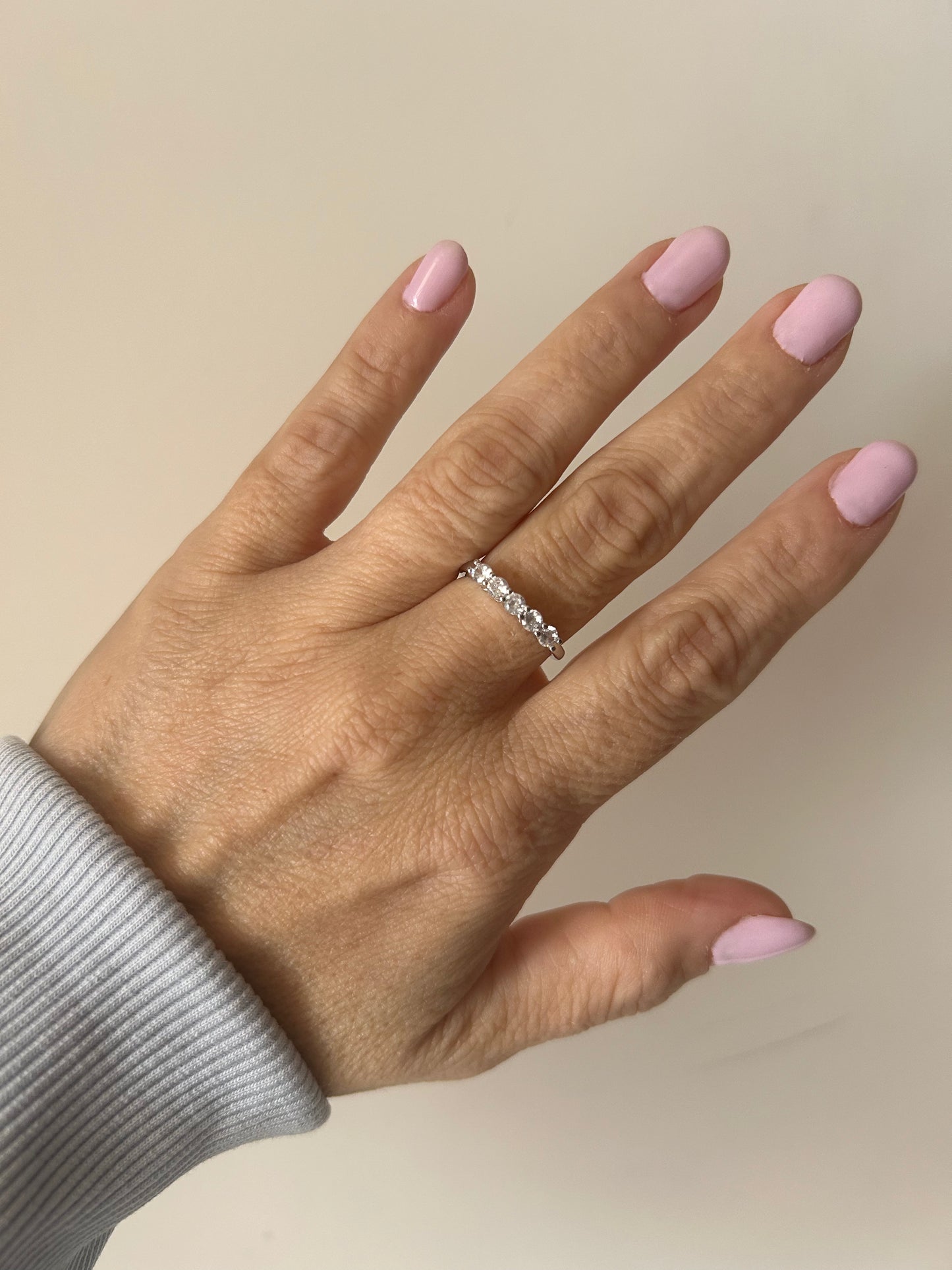 Anello mezza veretta
