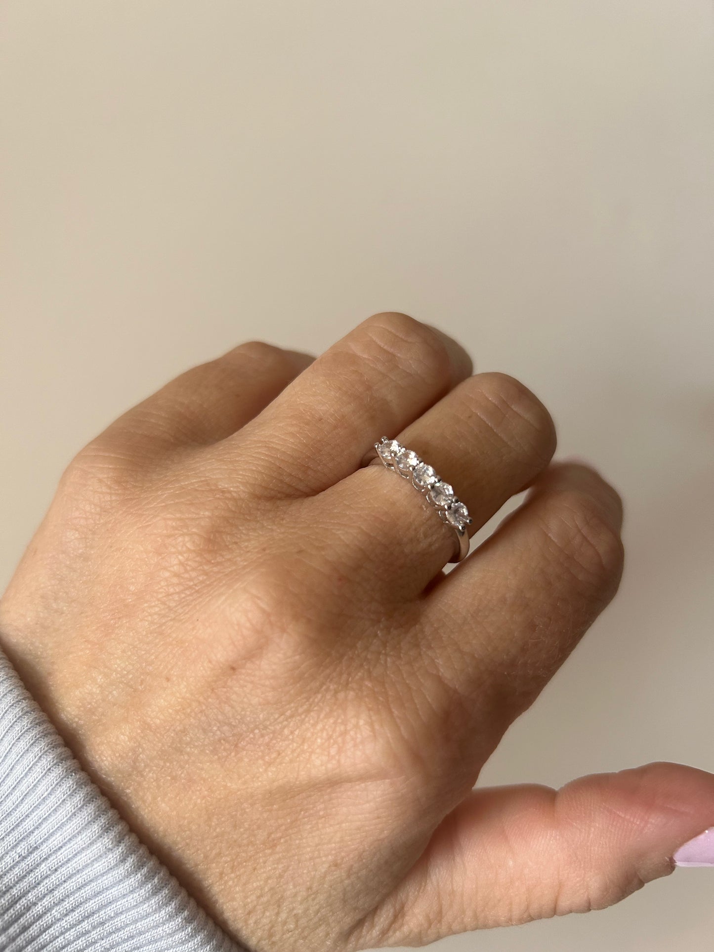 Anello mezza veretta