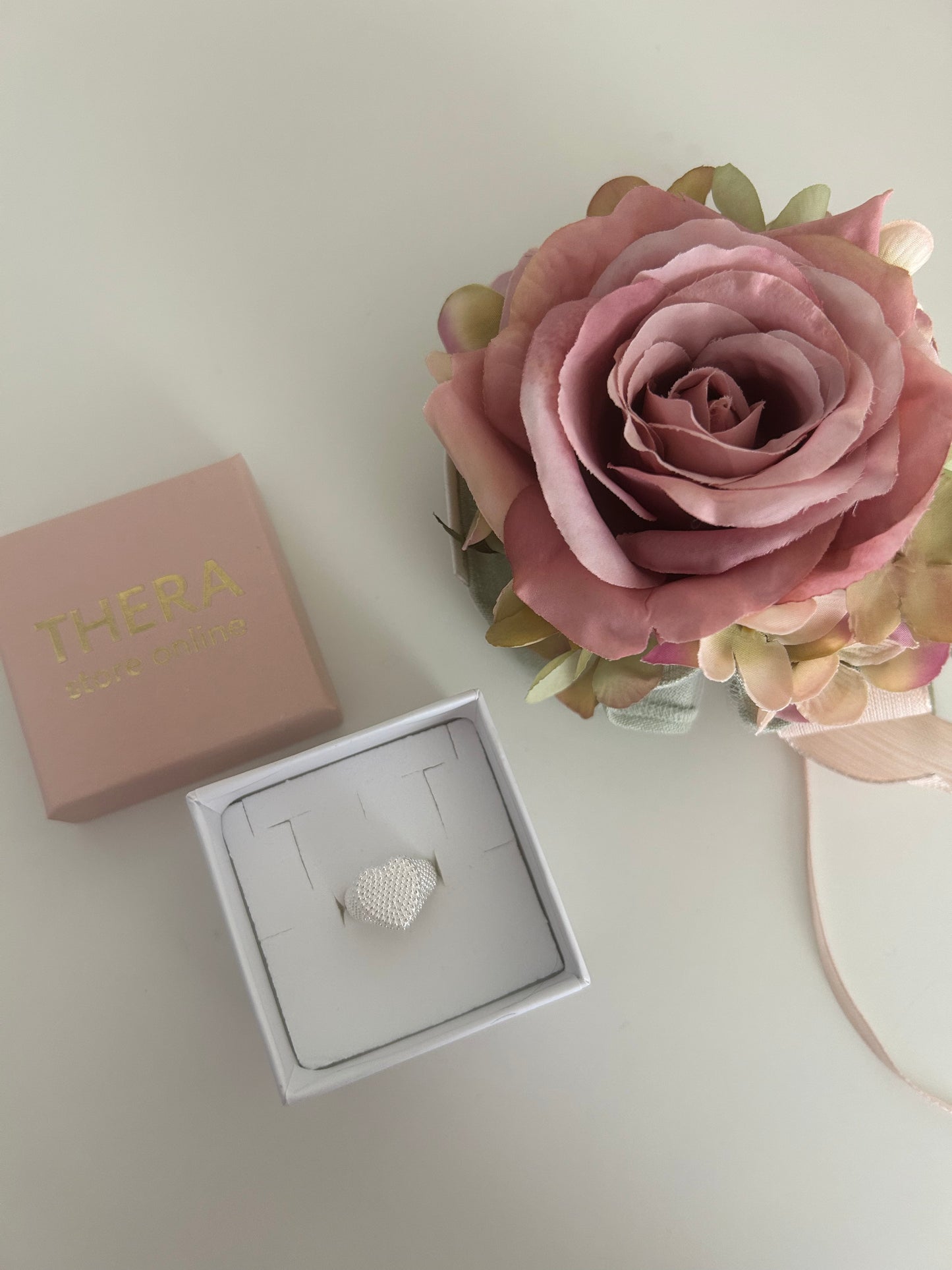 Anello cuore mignolo