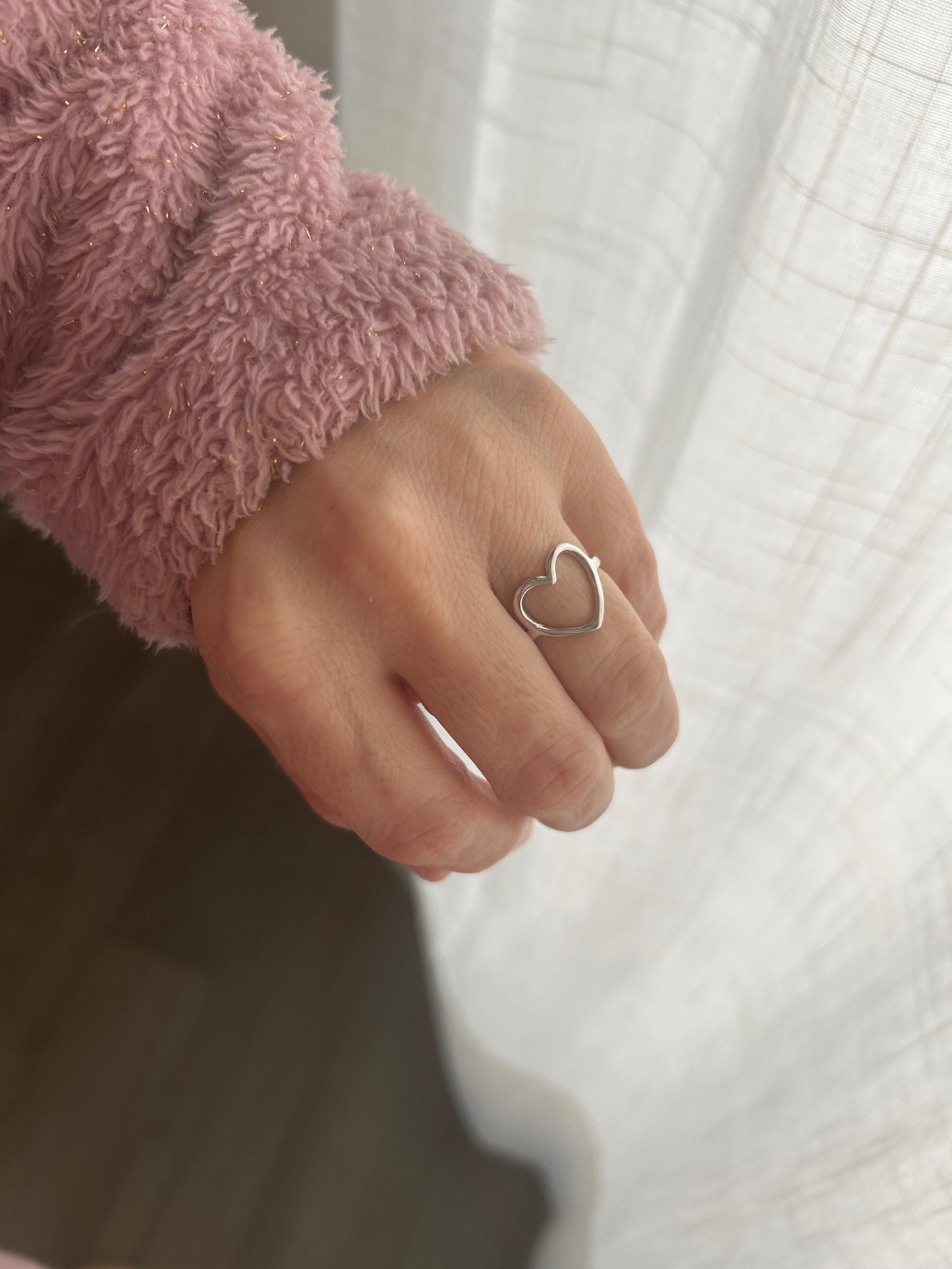 Anello cuore minimal