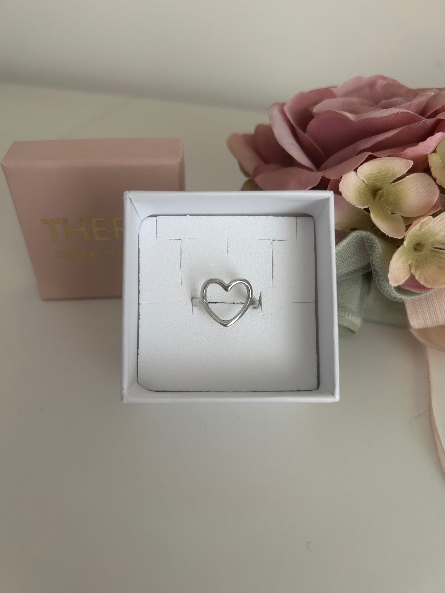 Anello cuore minimal