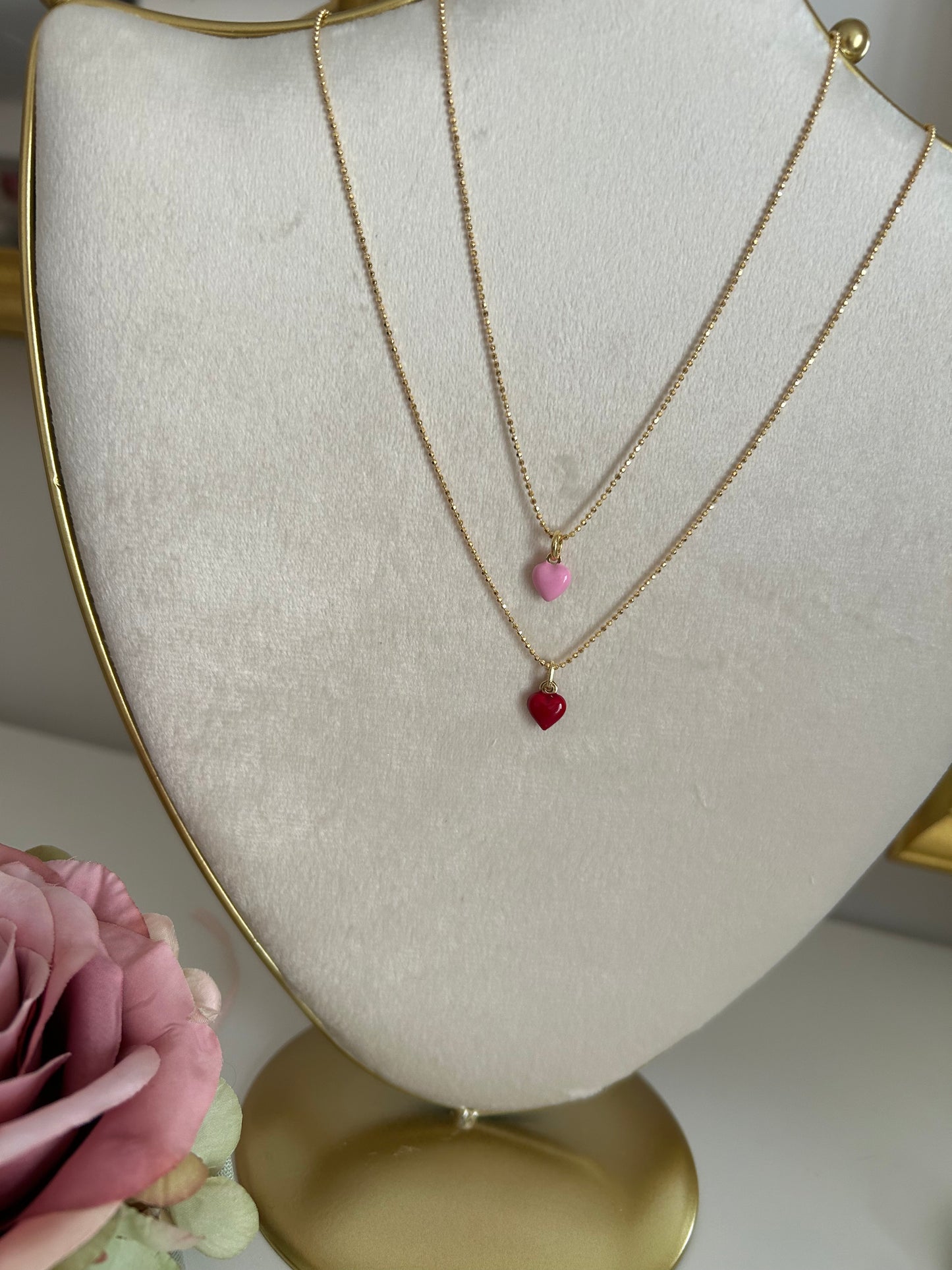 Collana cuore mini gold