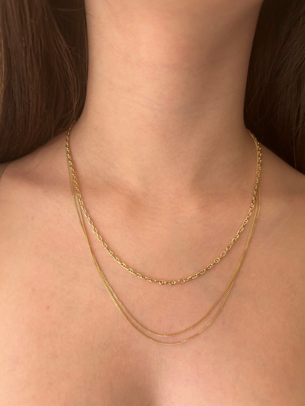 Collana degradè multi filo