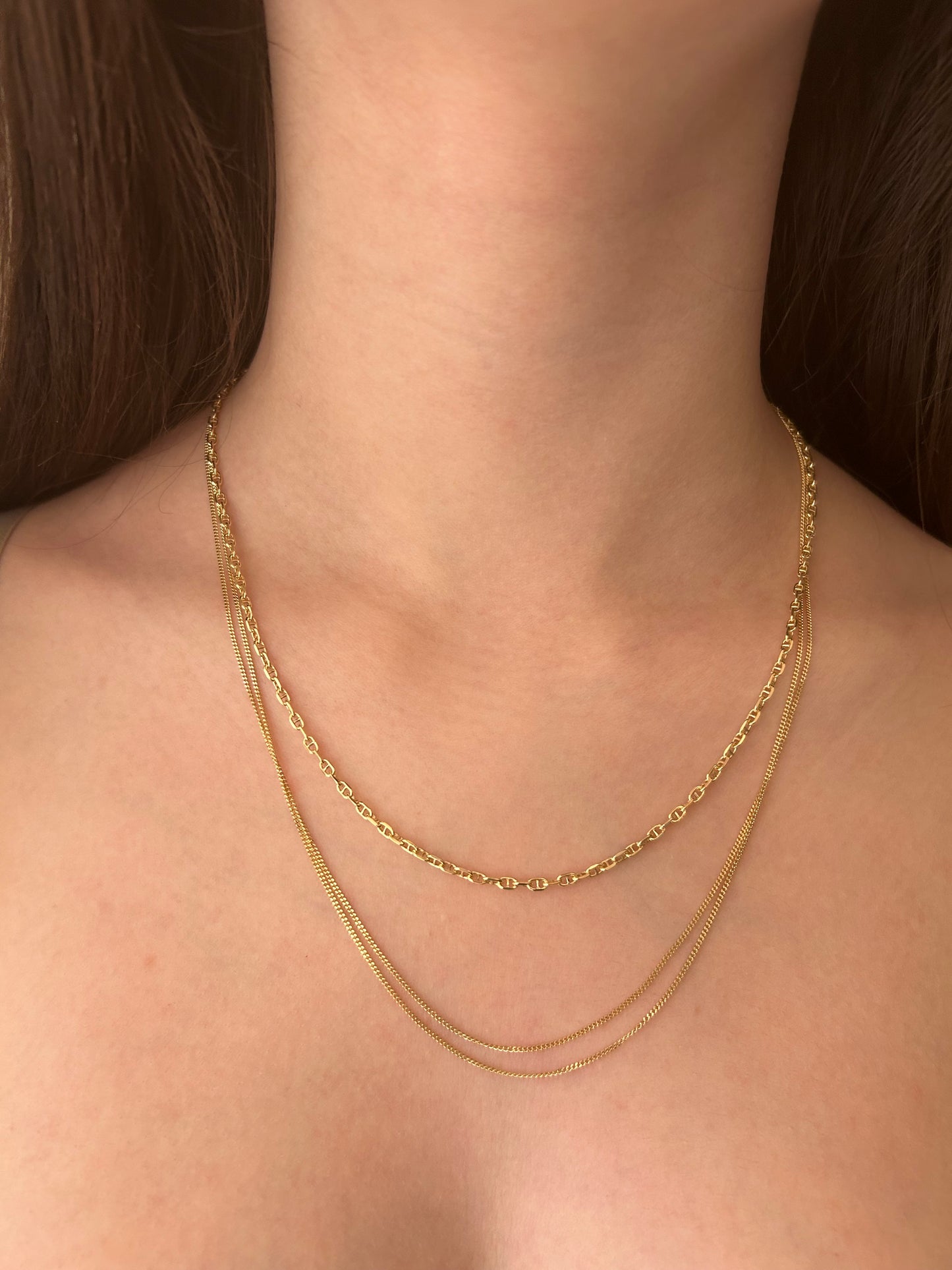 Collana degradè multi filo