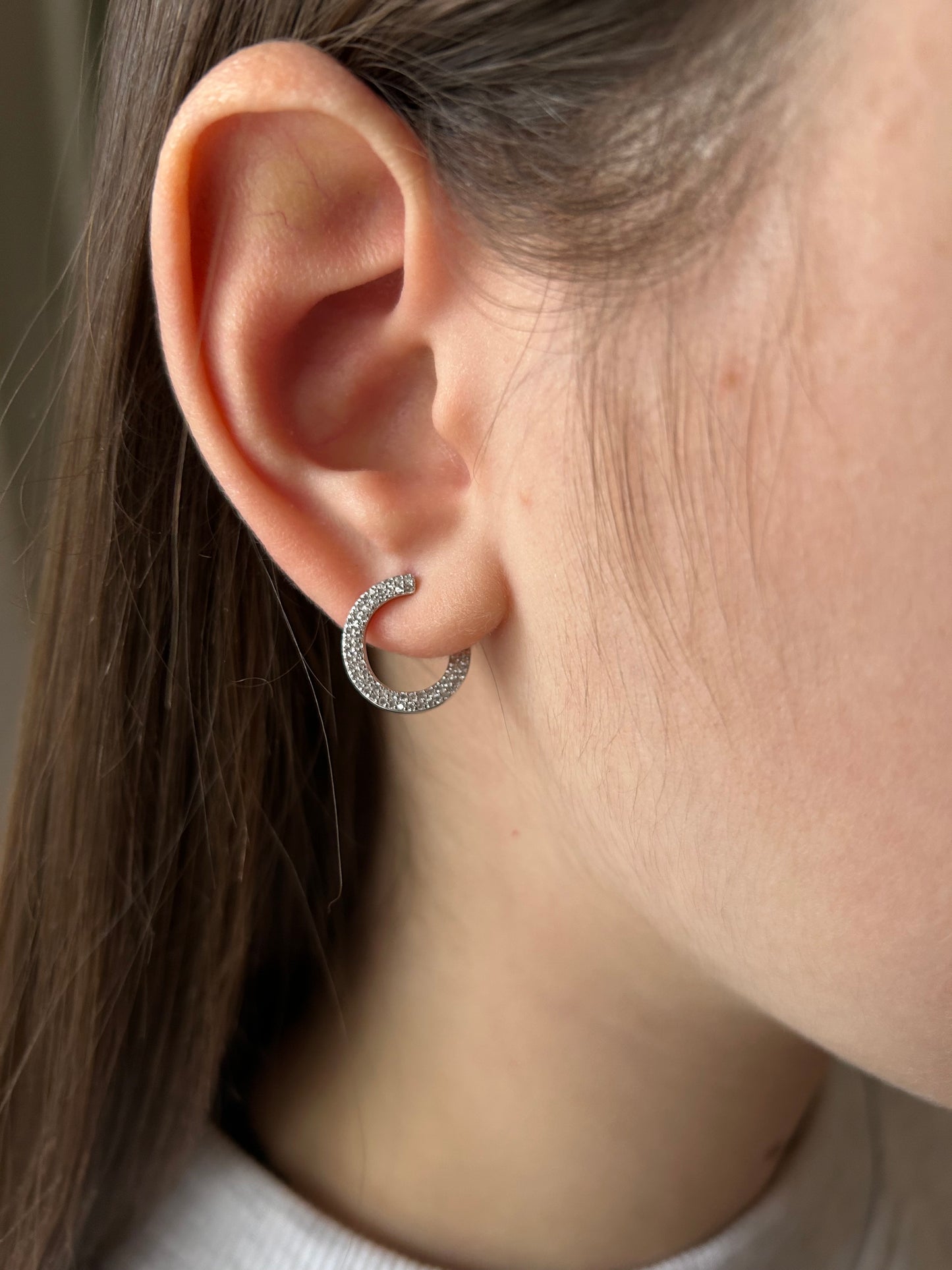 Orecchini Marea silver