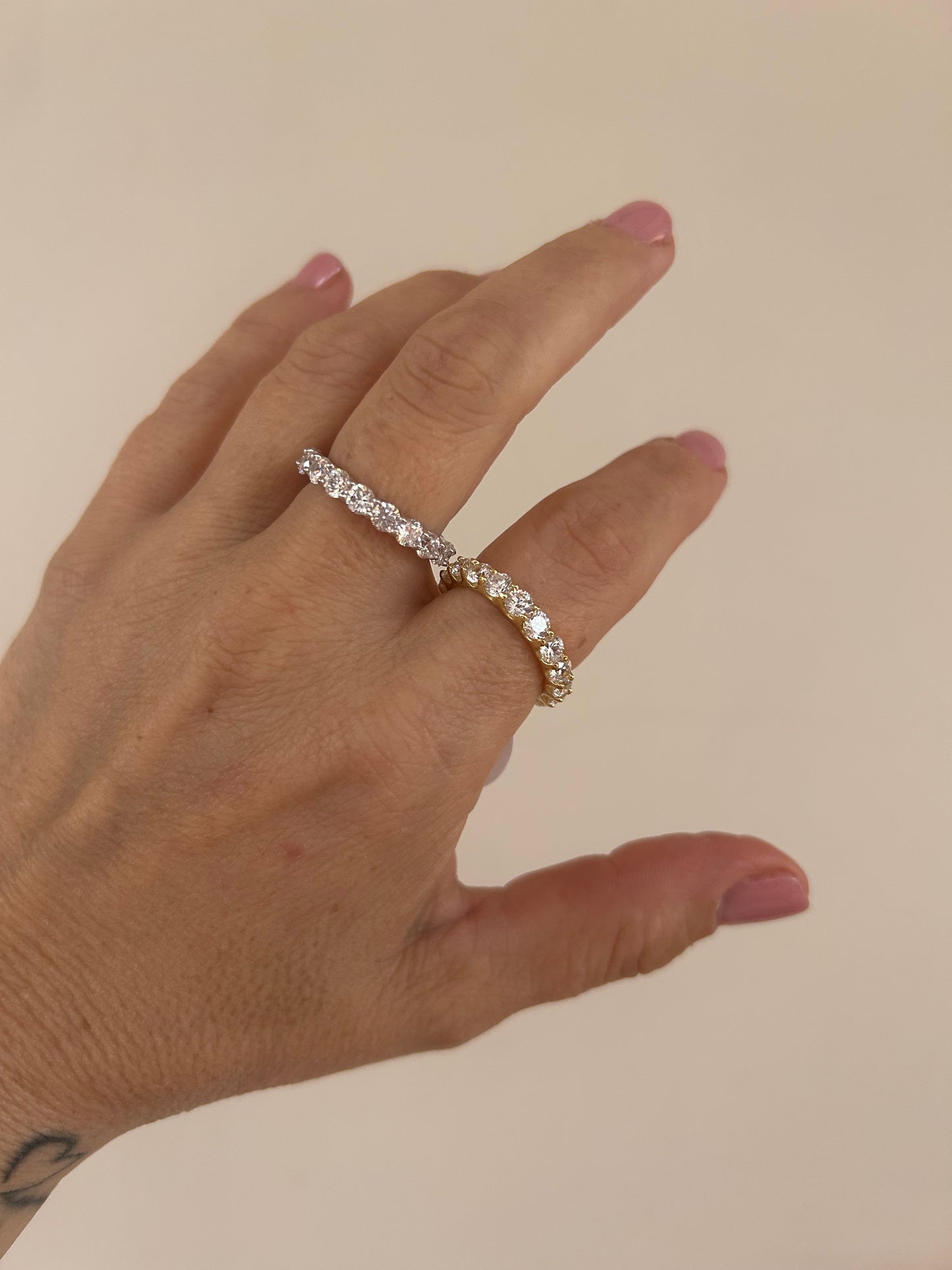 Anello Veretta Prestige in Argento 925 e Zirconi Bianchi