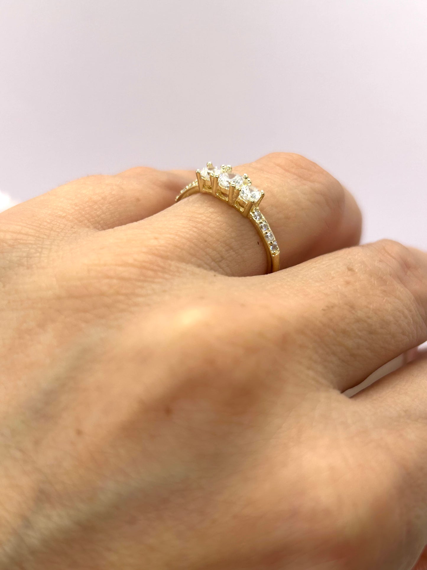 Anello Trilogy Sogno Gold