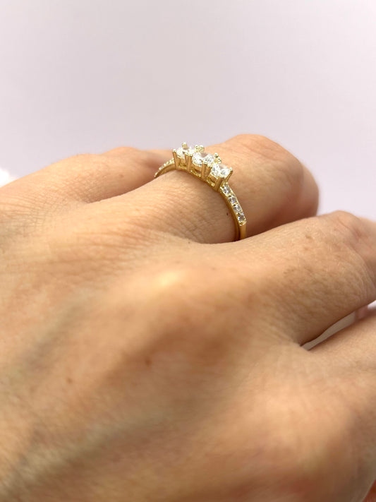Anello Trilogy Sogno Gold
