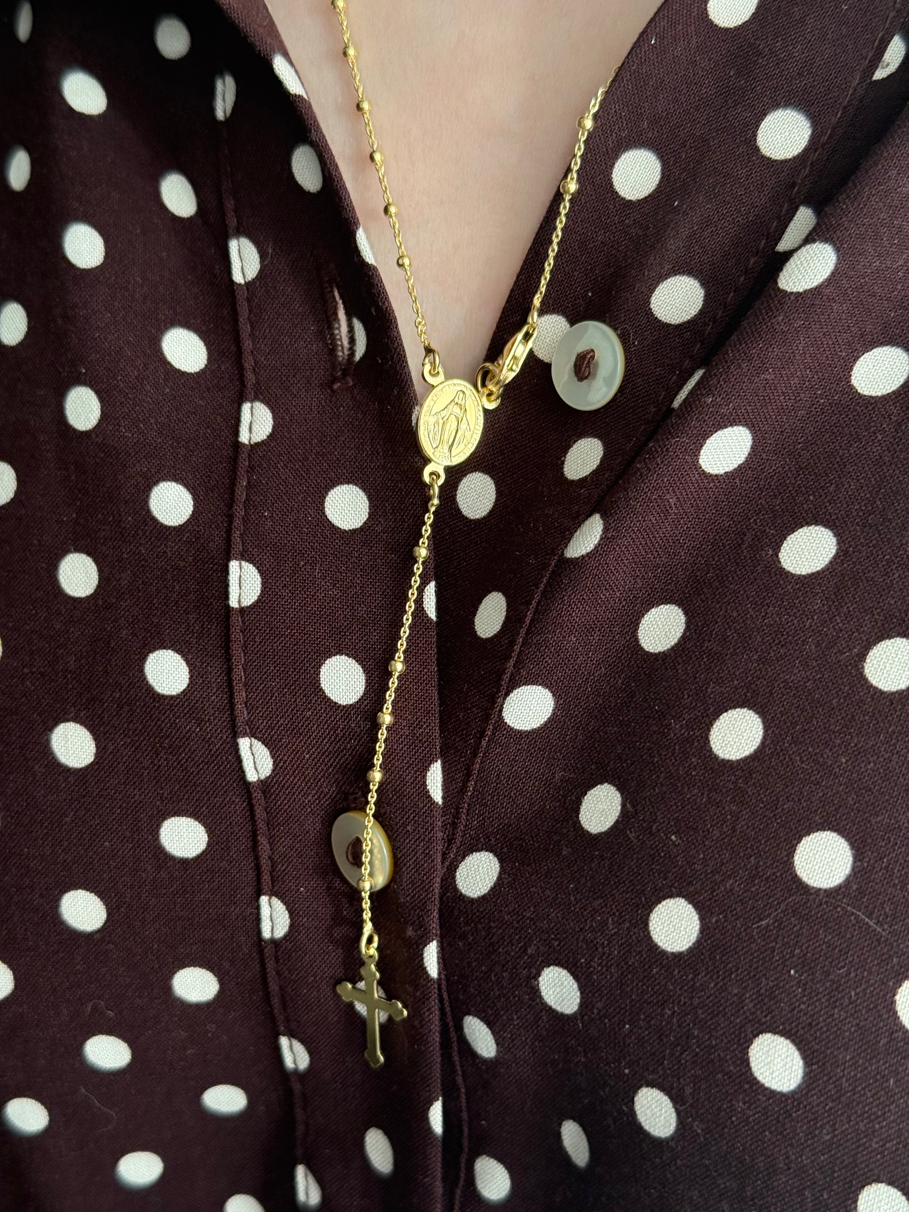 Collana Rosario - argento 925