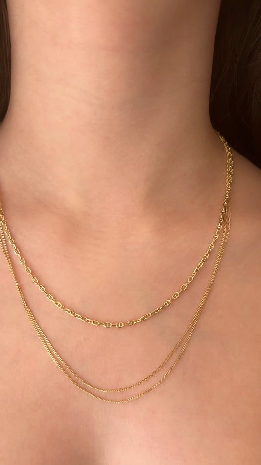 Collana degradè multi filo