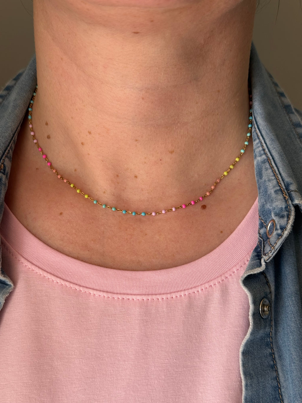 Collana Rainbow - argento 925