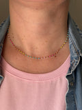 Collana Rainbow - argento 925