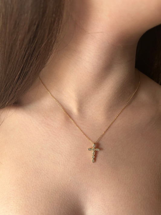 Collana croce Gold