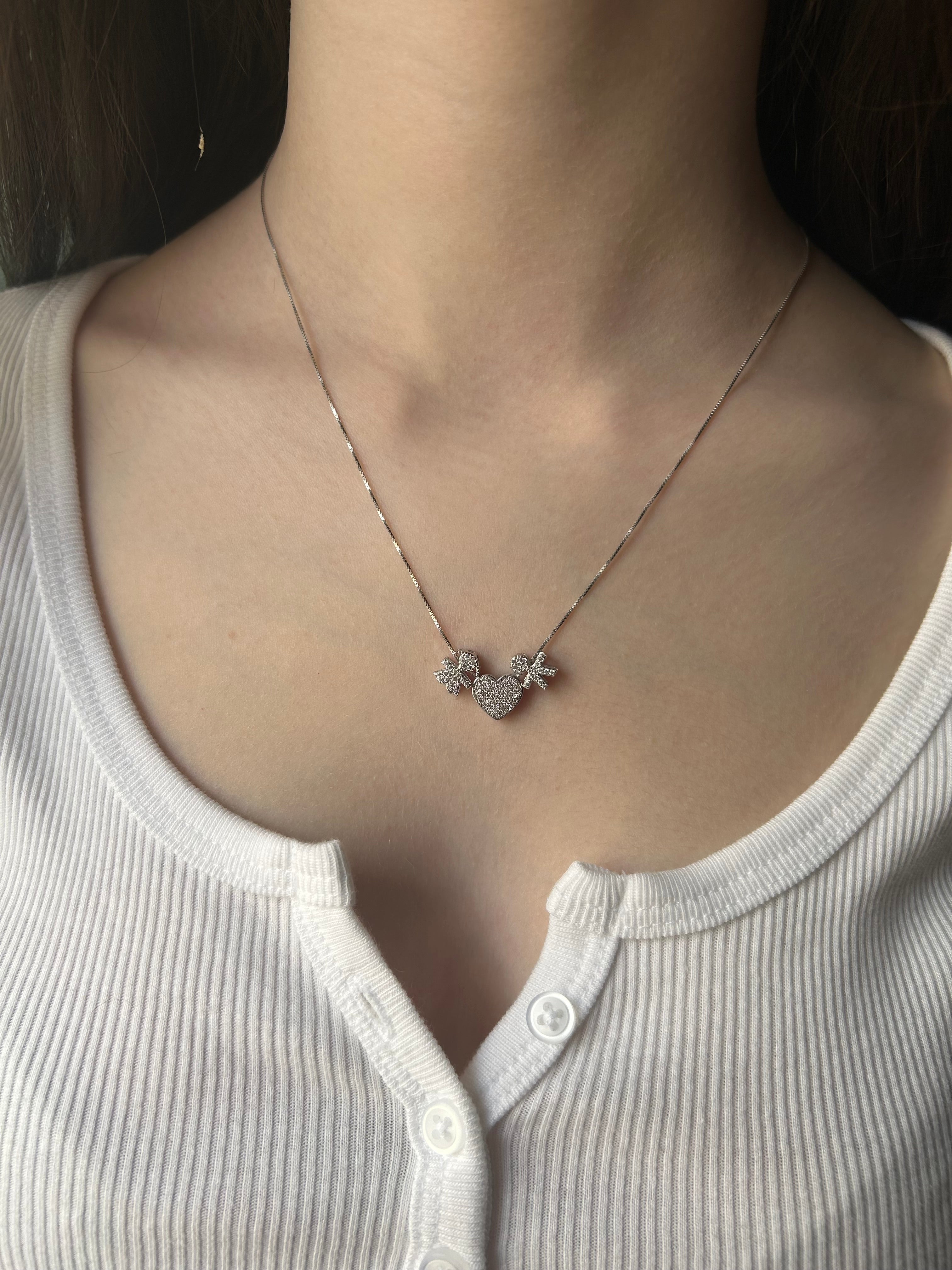 Collana cuore e bebè