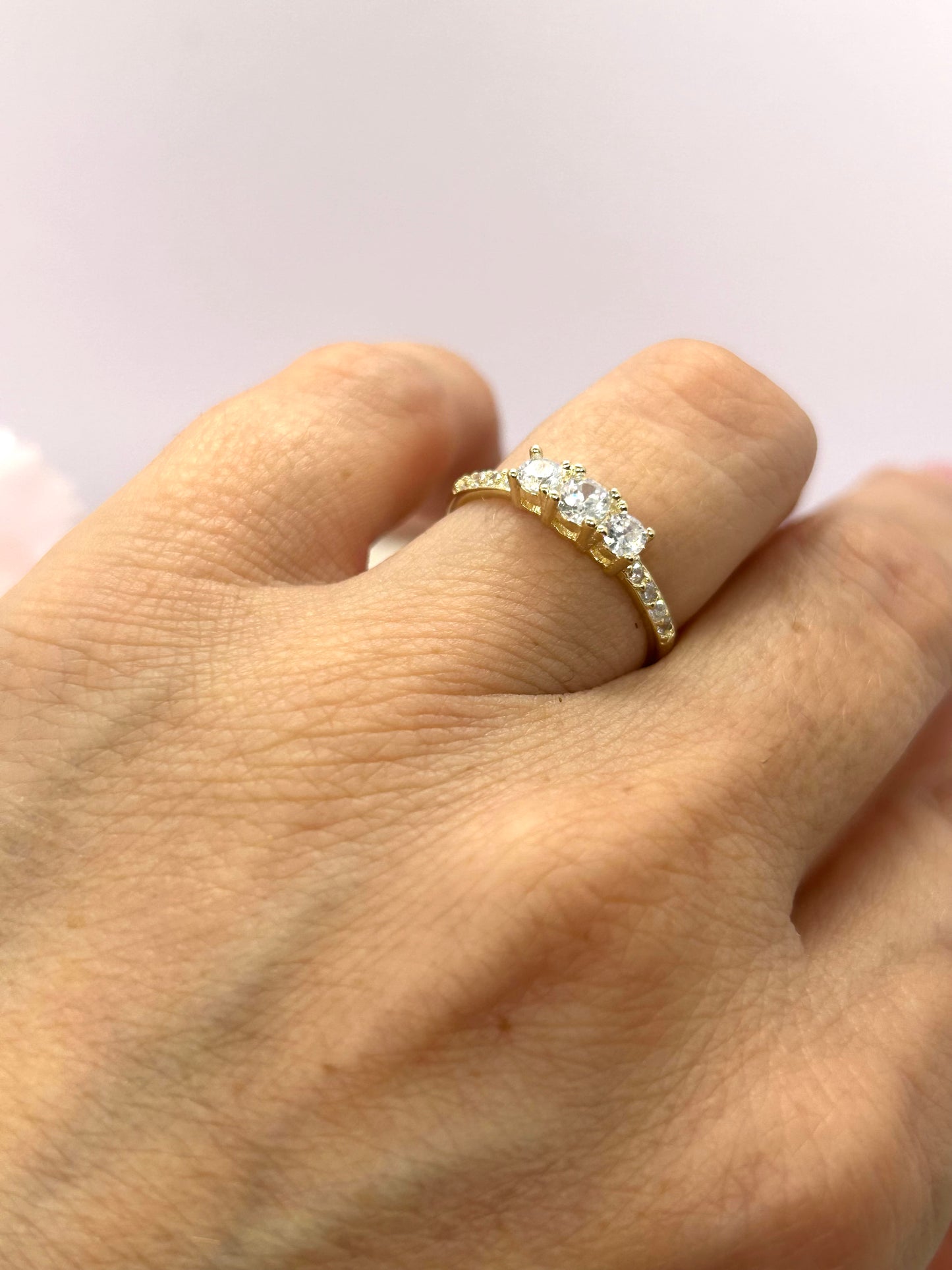 Anello Trilogy Sogno Gold