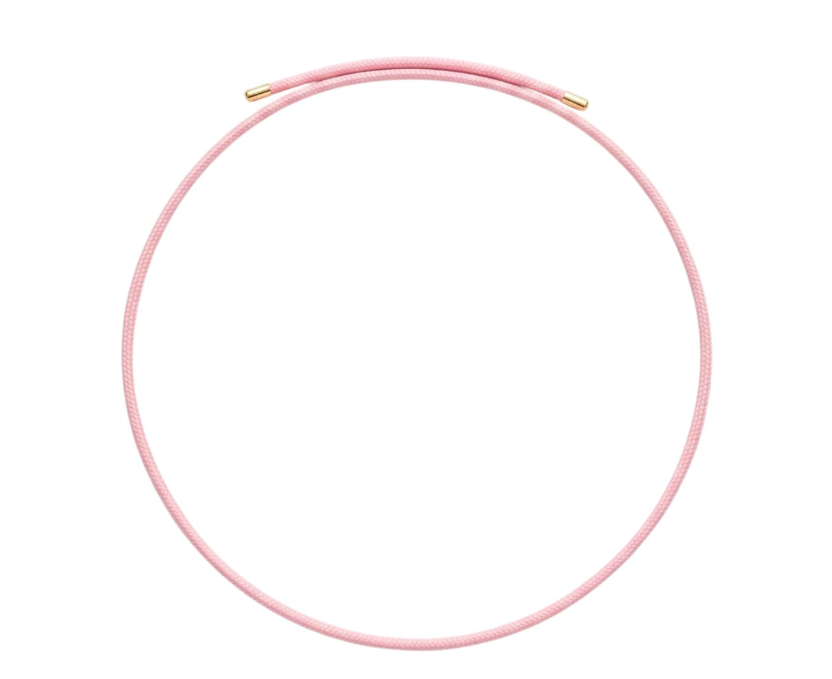 Choker Magnetica – Collana in Tessuto e Acciaio Inox