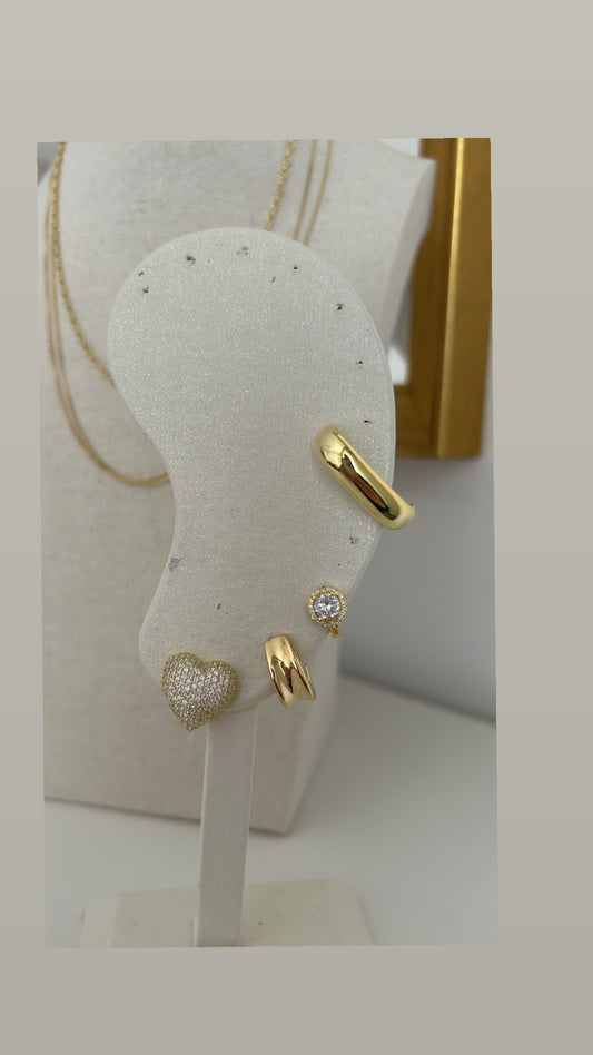 Orecchini Ear Cuff virgola