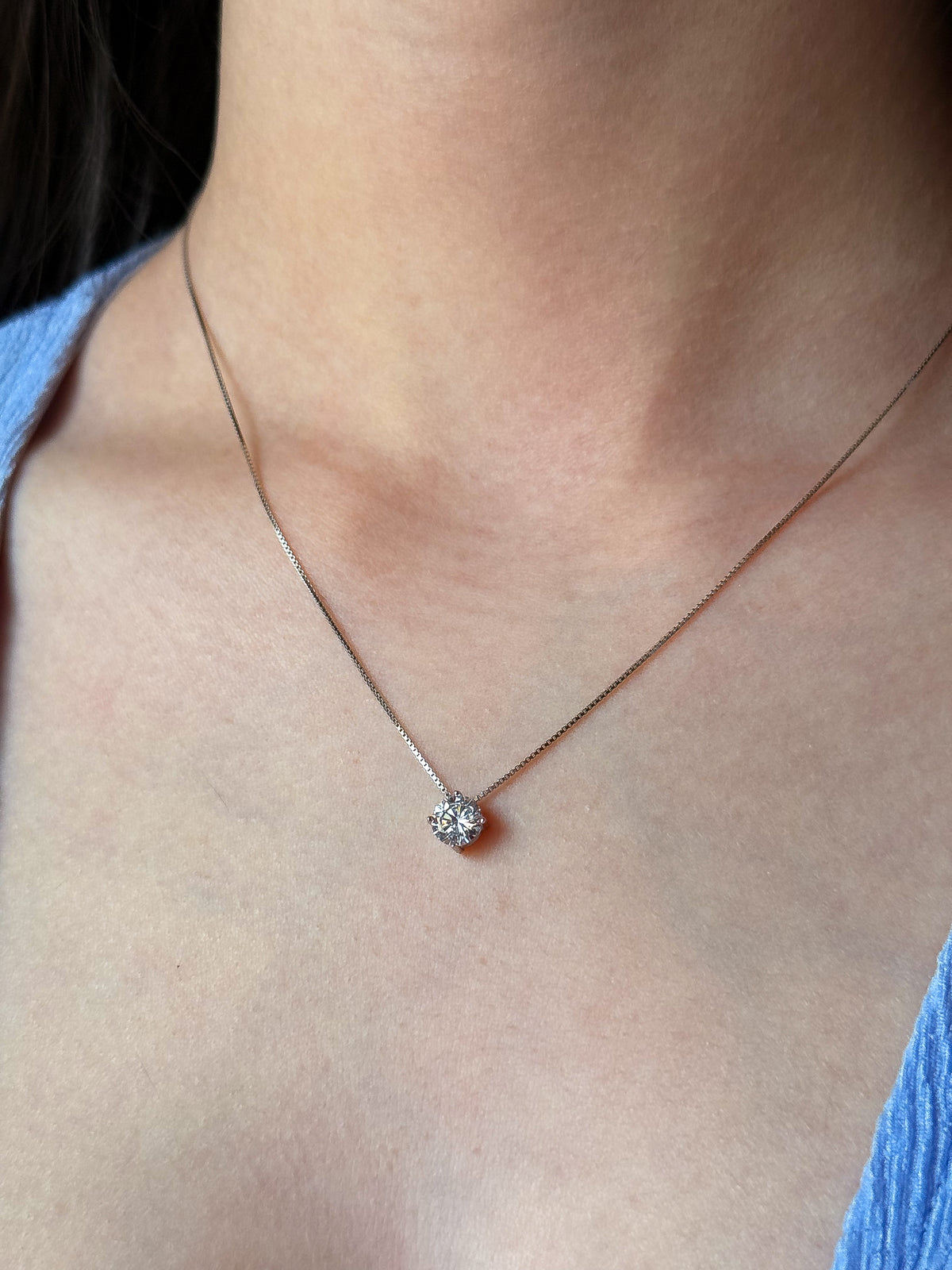 Collana Punto Luce Argento 925