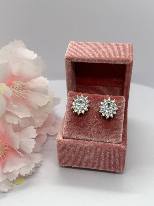 Orecchini Kate - Argento 925 e Zirconi Bianchi