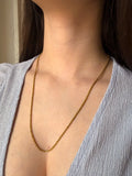 Collana Torcion Gold 2mm