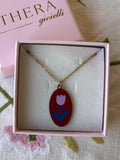 Collana con ciondolo Tulipano
