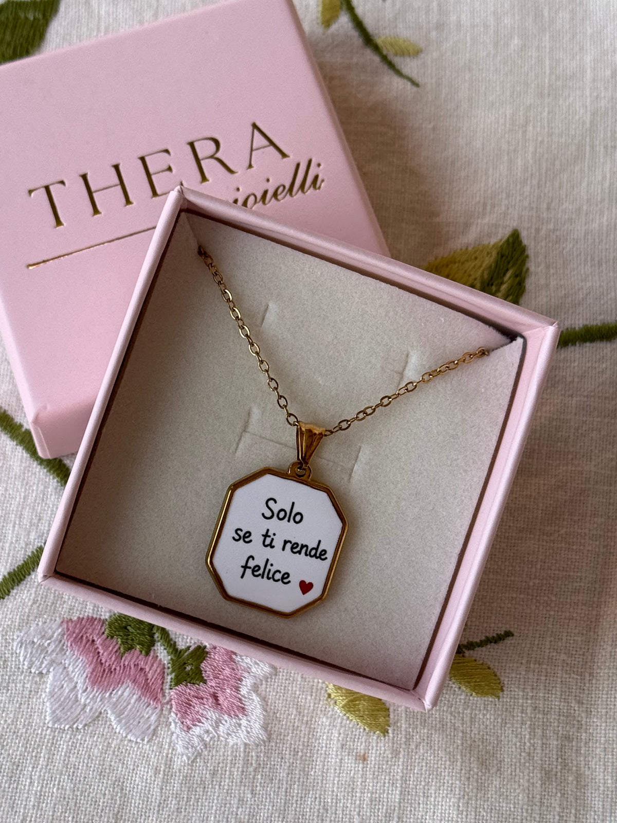 Collana con ciondolo Se puoi sognarlo puoi farlo
