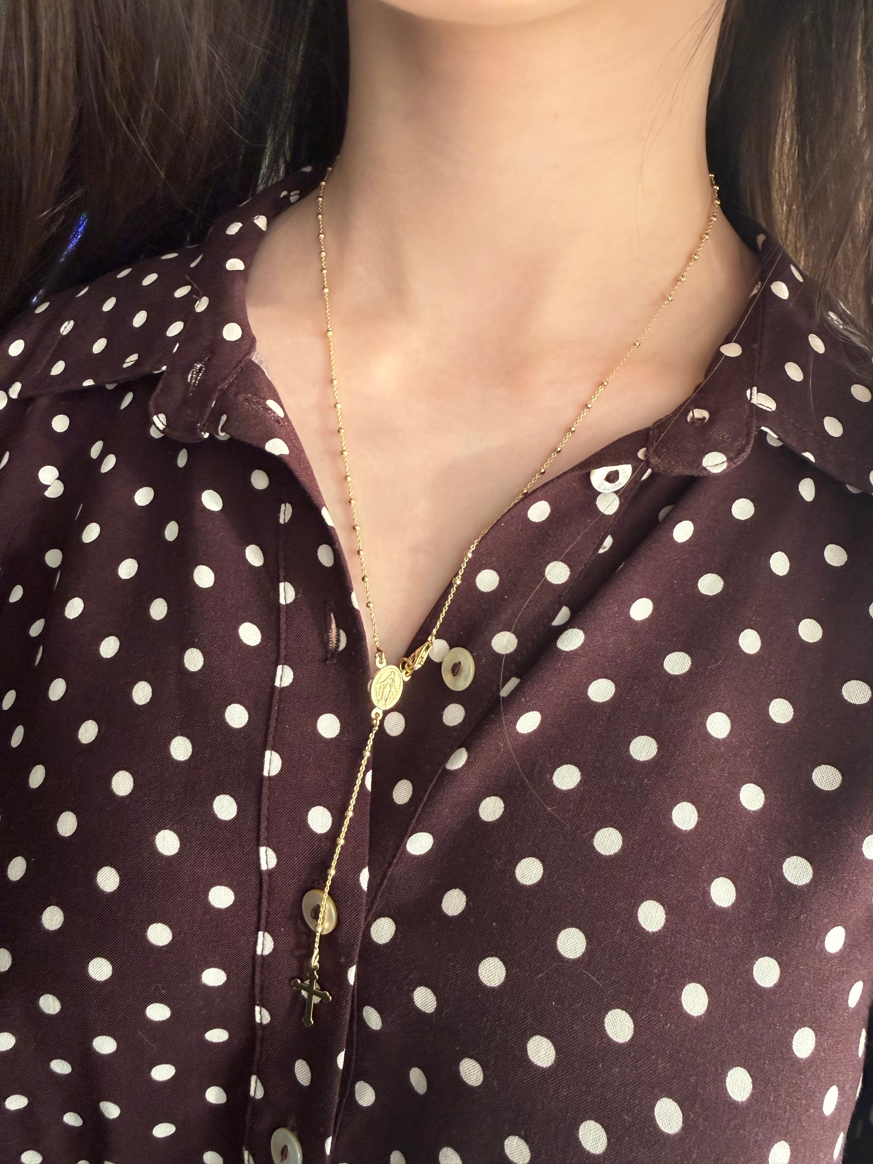 Collana Rosario - argento 925
