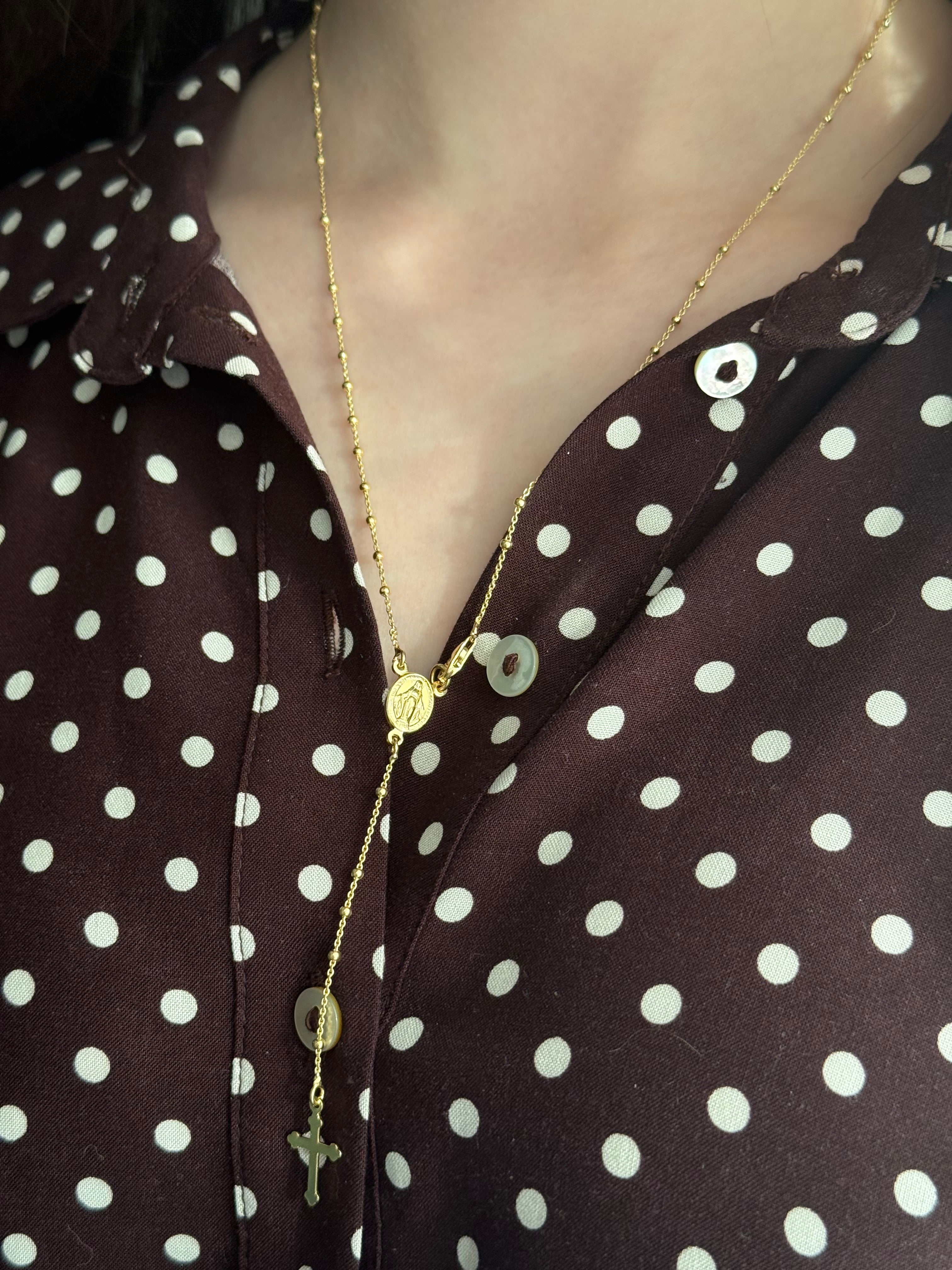 Collana Rosario - argento 925