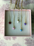 Collana cuore mini gold