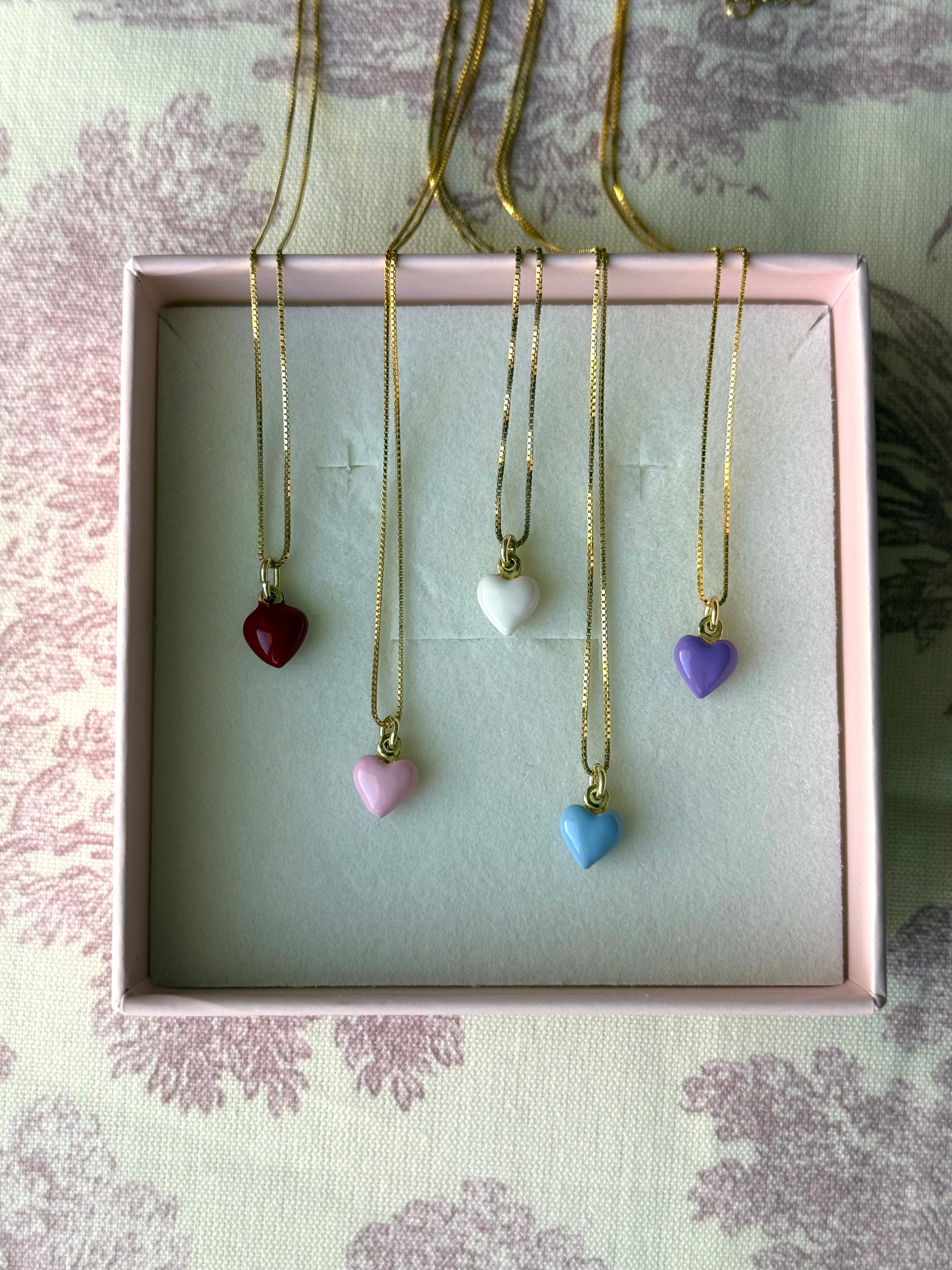 Collana cuore mini gold
