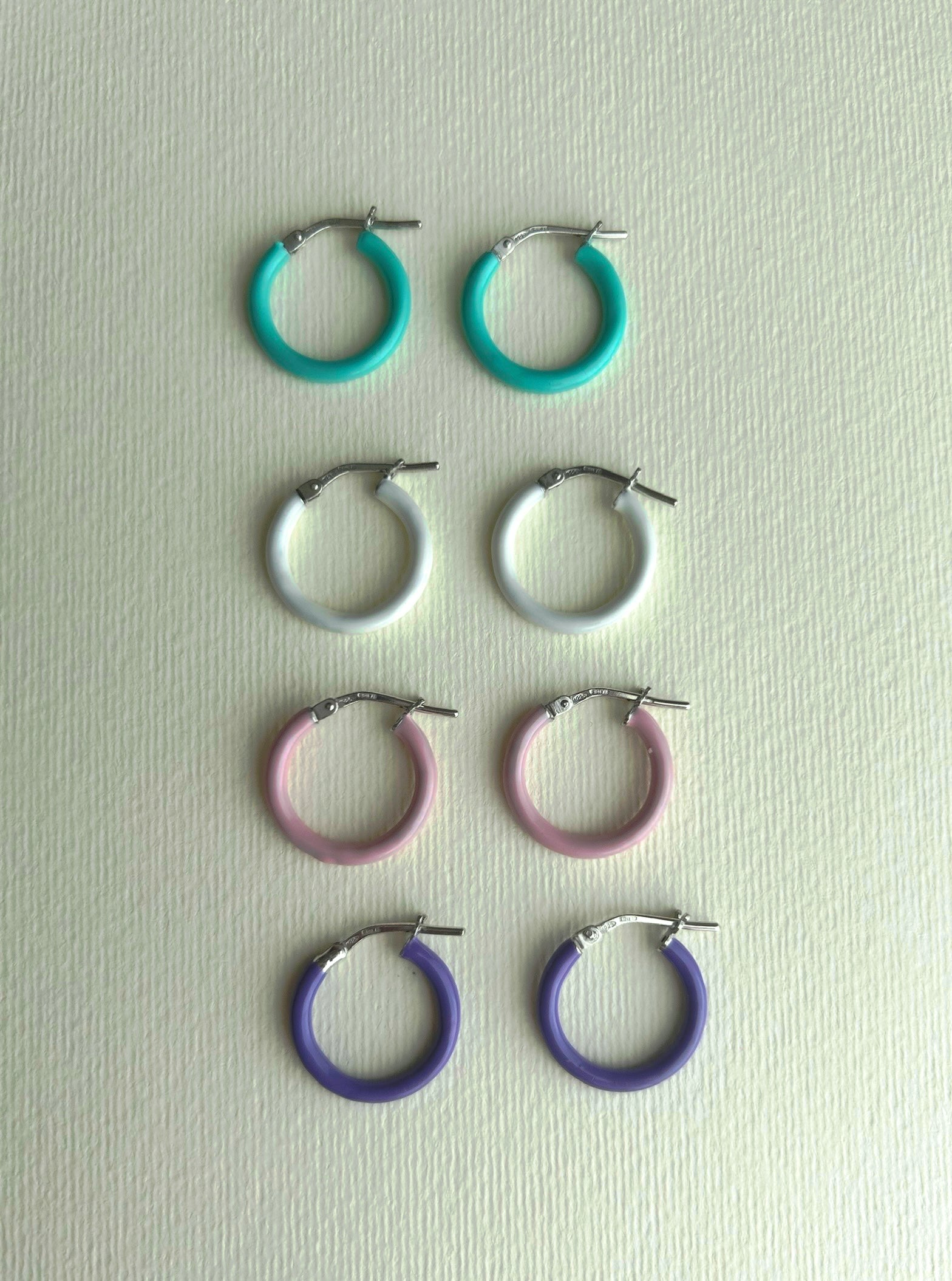 Cerchietti colorati silver
