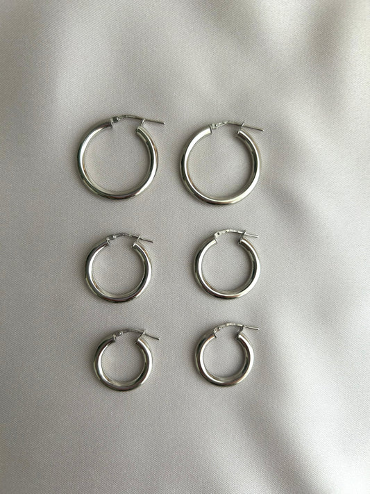 Cerchietti bubble silver