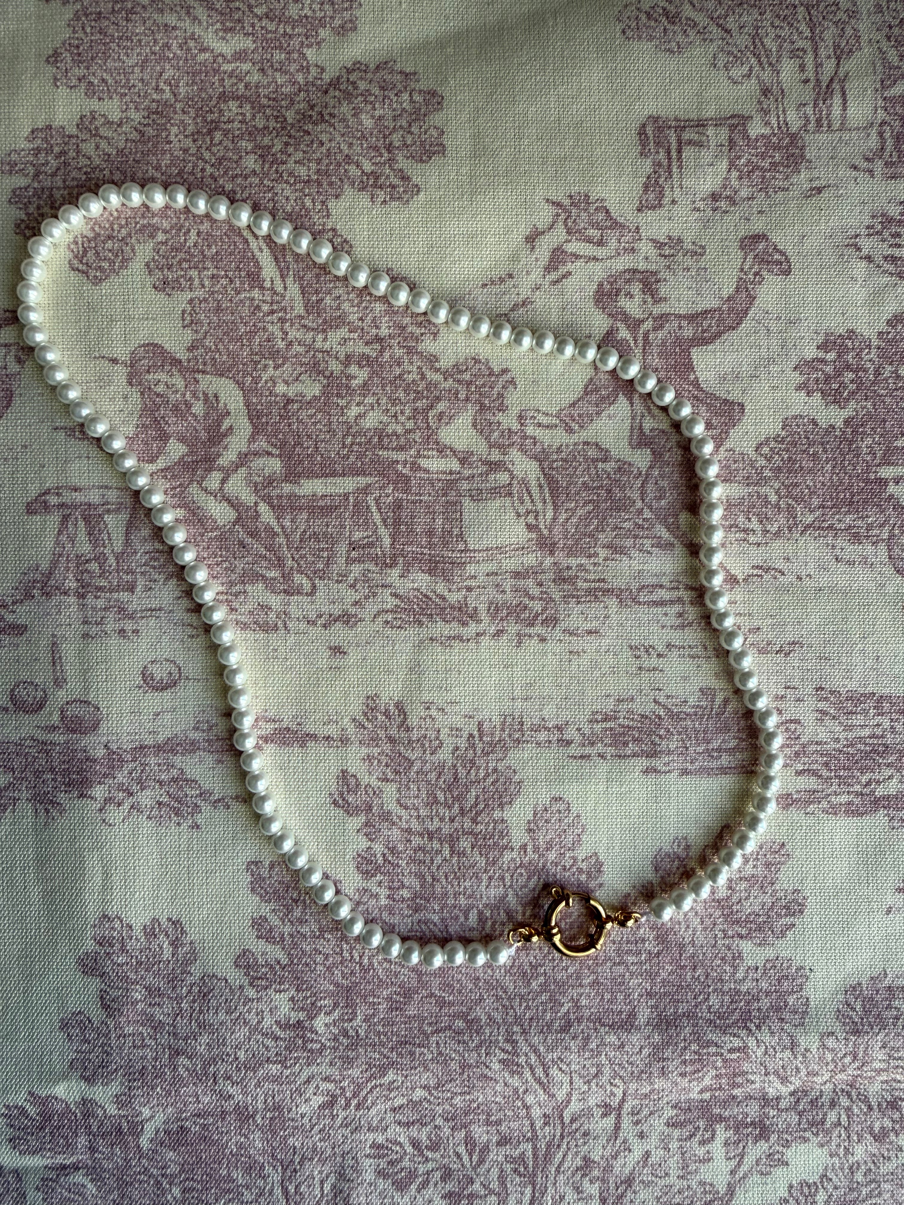 Collana Perle e timone