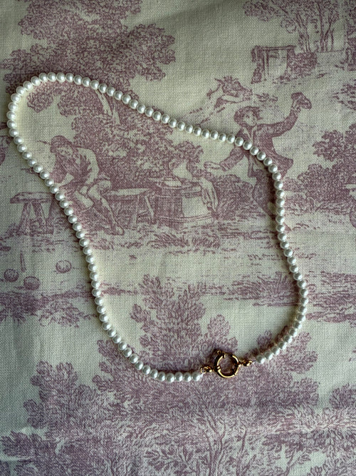 Collana Perle e timone