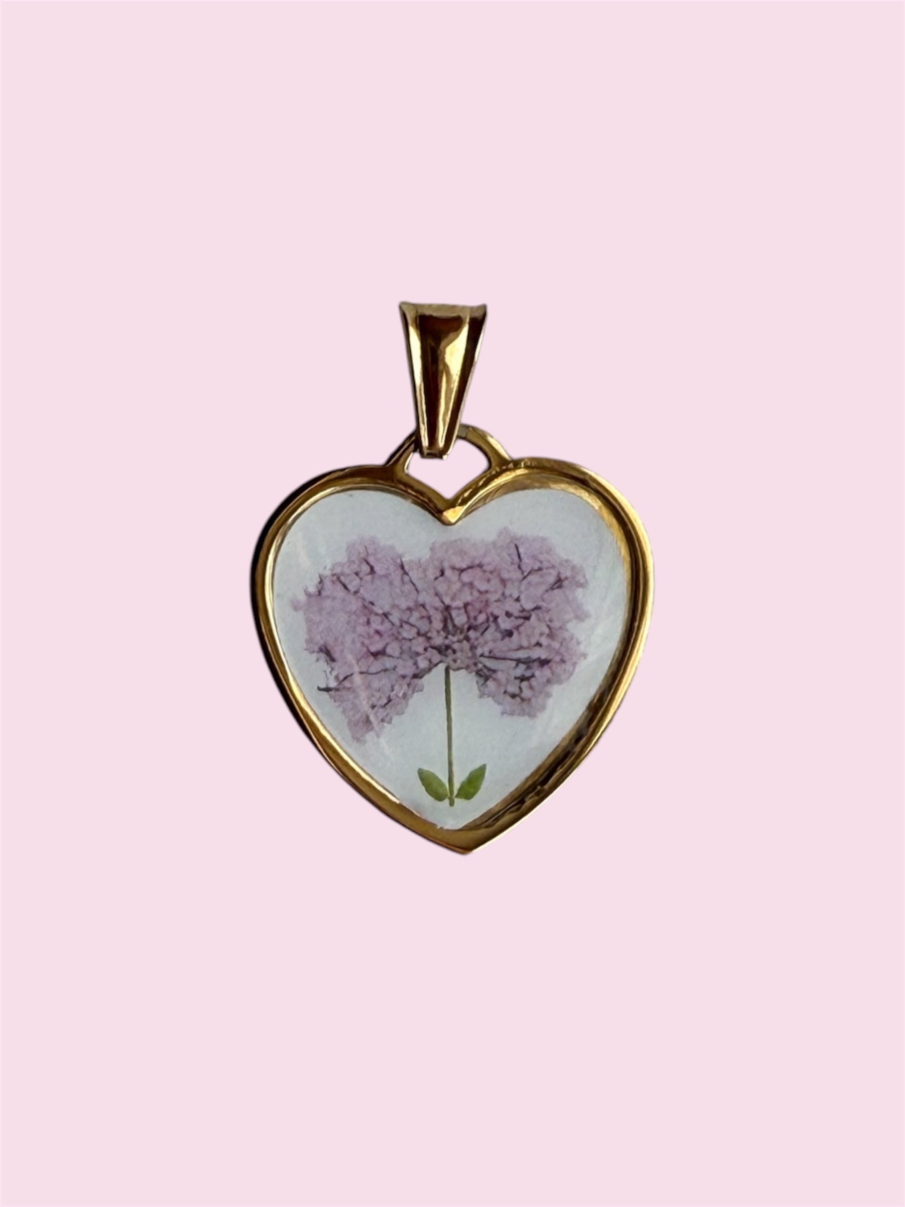Ciondolo Cuore in fiore