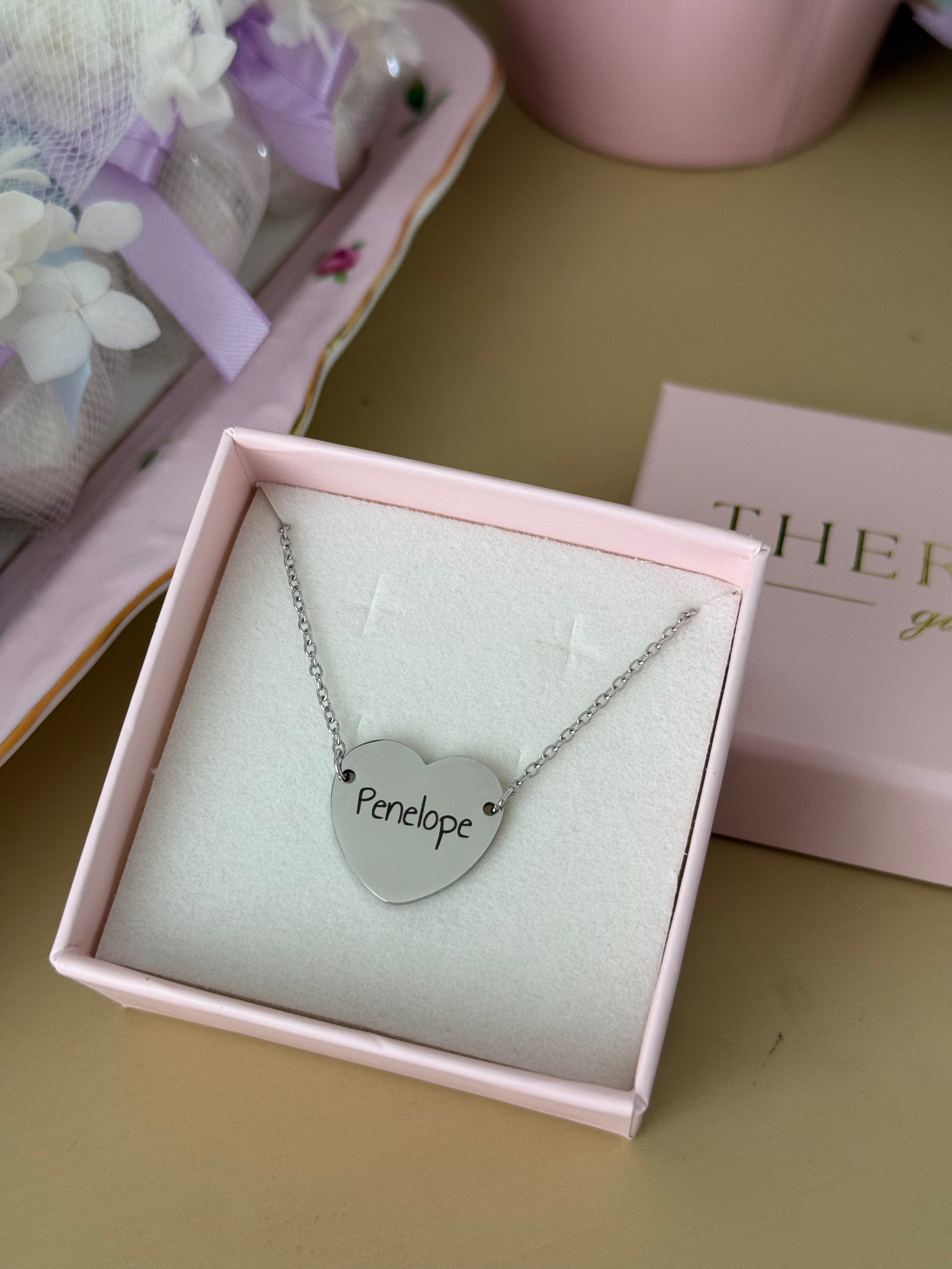 Collana Con il cuore…. Sempre - acciaio inossidabile