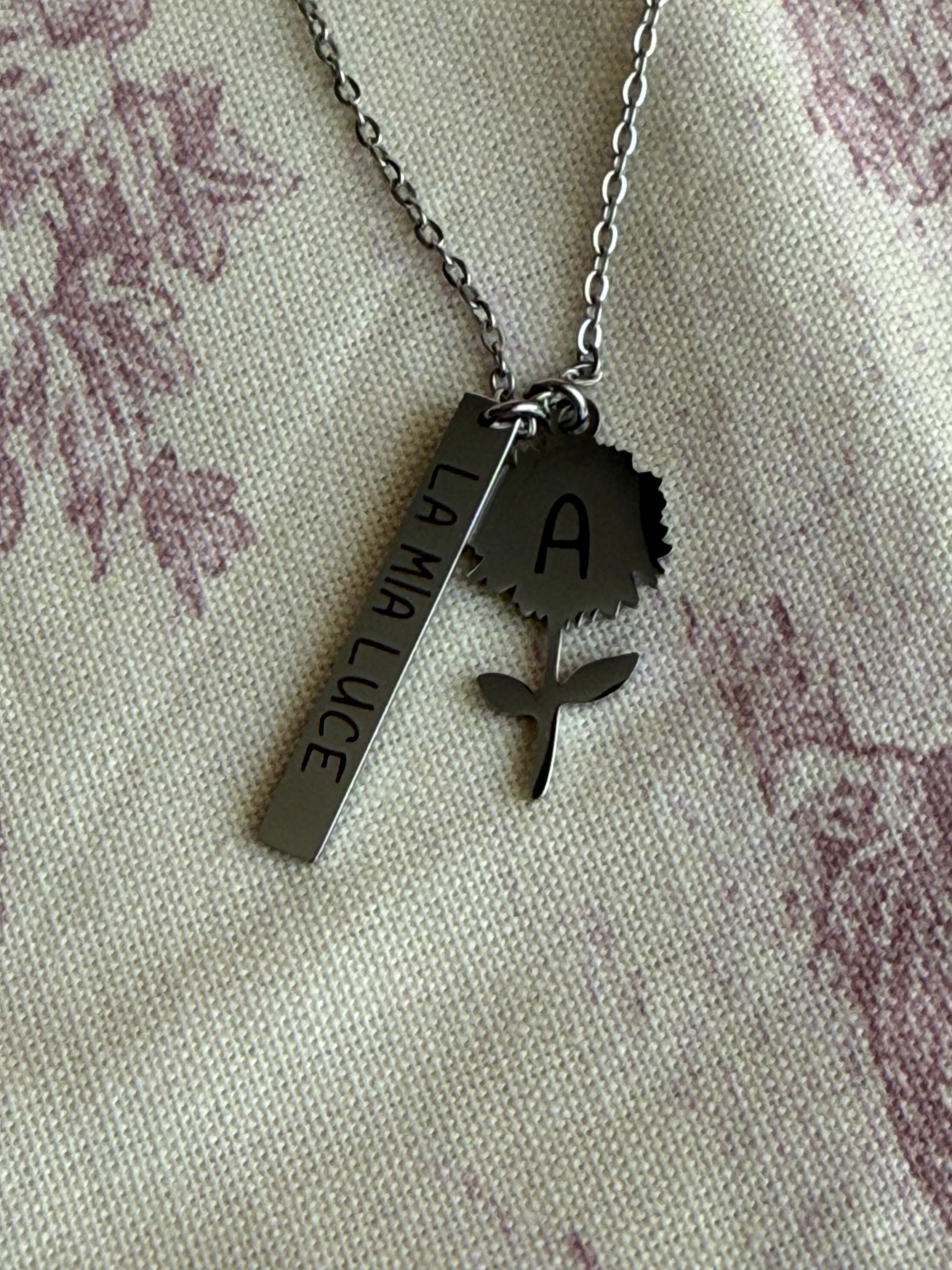 Collana Girasole personalizzabile