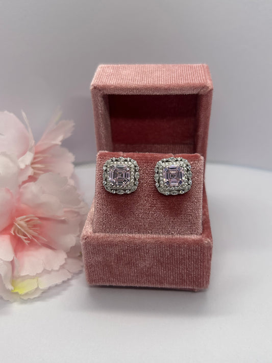 Orecchini Quarzo rosa di Francia