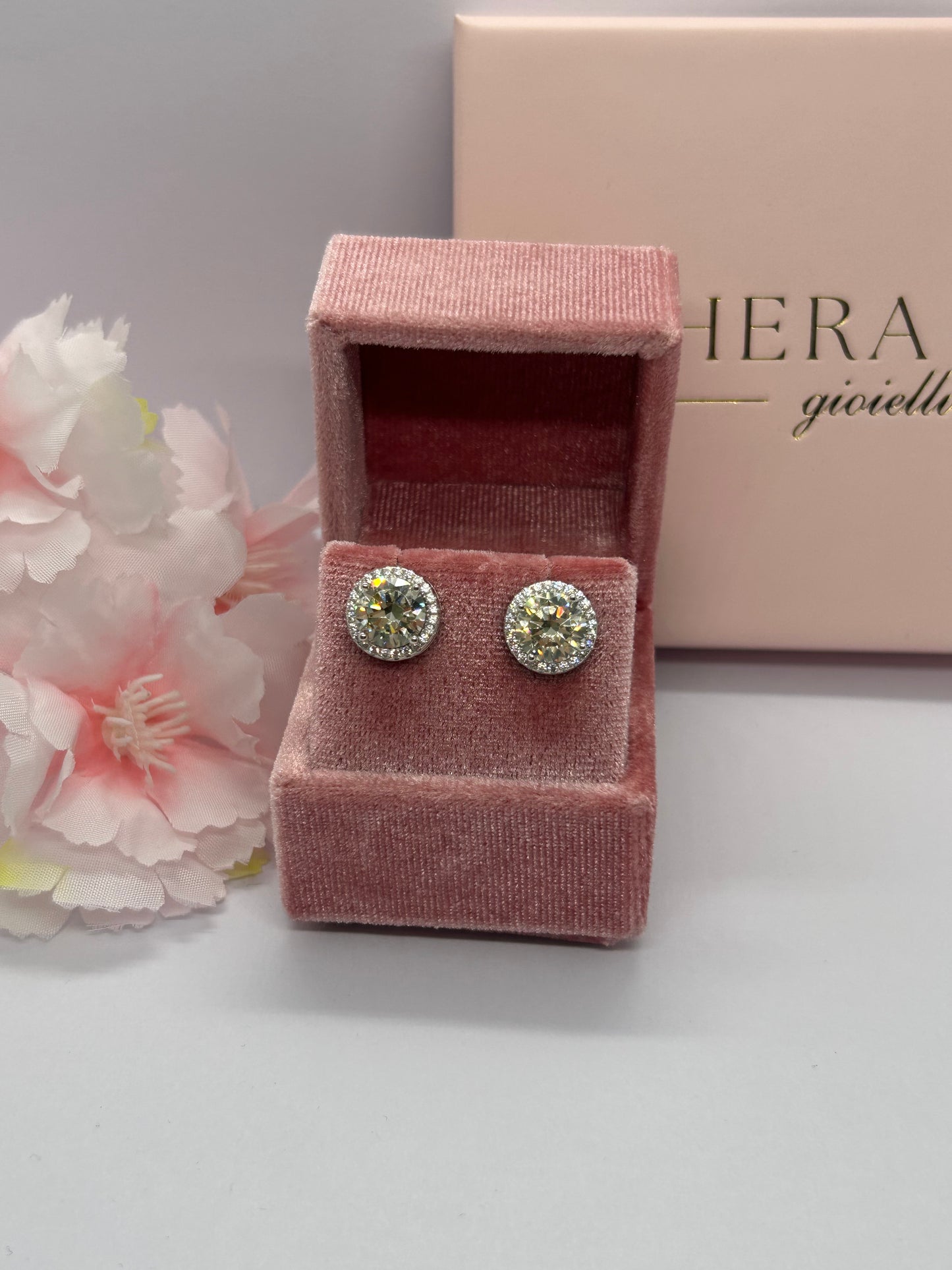 Orecchini Quarzo Giallo Topazio