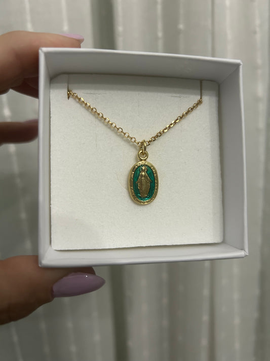 Collana Madonnina smaltata