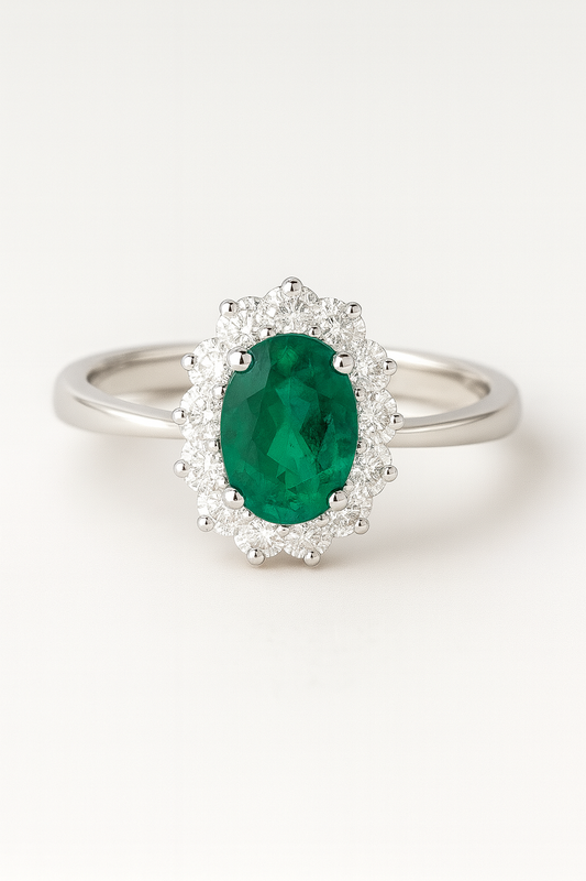 Anello Kate mini verde