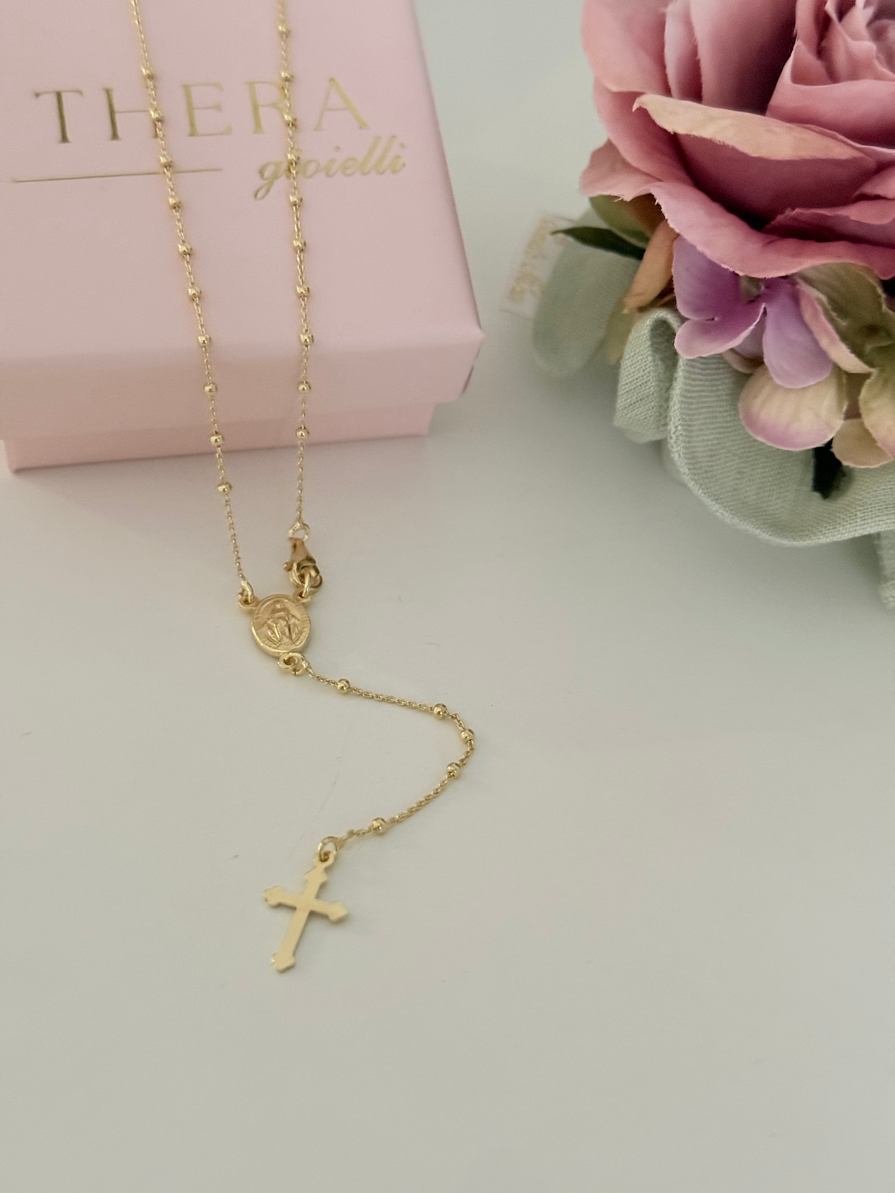 Collana Rosario - argento 925