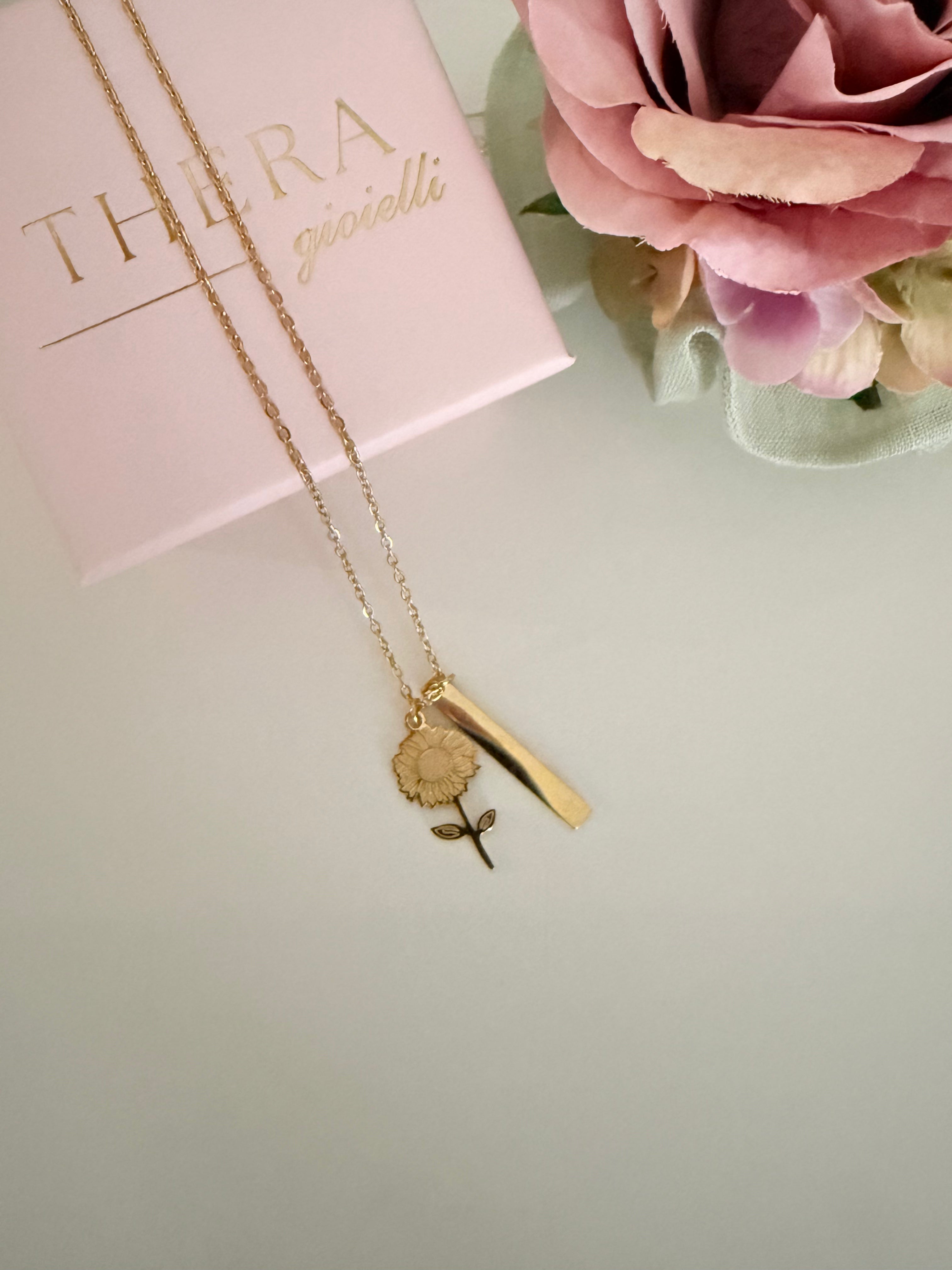 Collana Girasole personalizzabile
