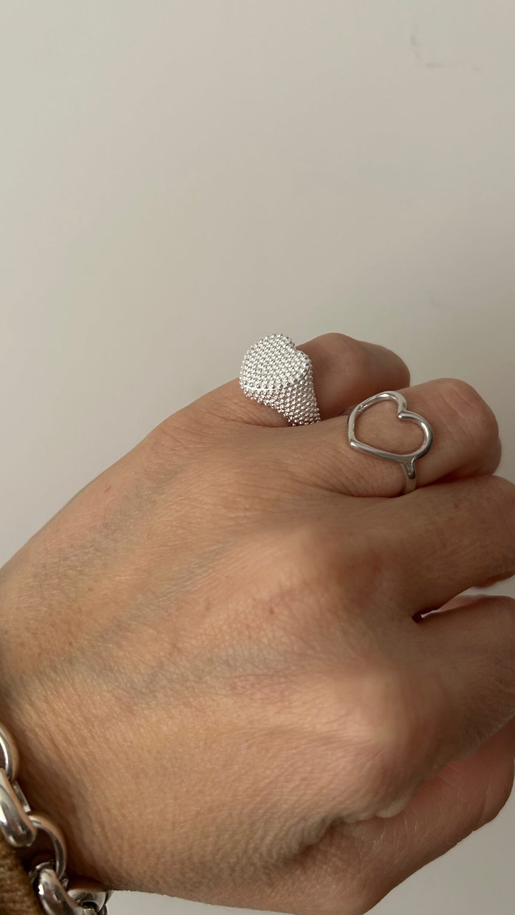 Anello chevalier cuore mignolo
